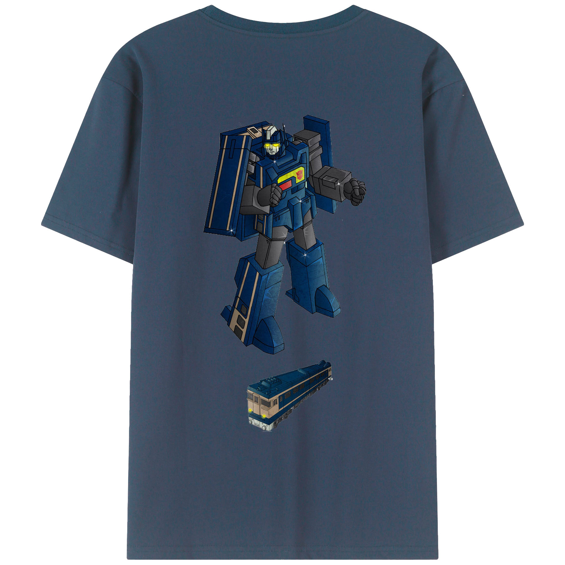 （画像用）  綿100％ メンズ半袖Tシャツ（バックプリント） 通気性