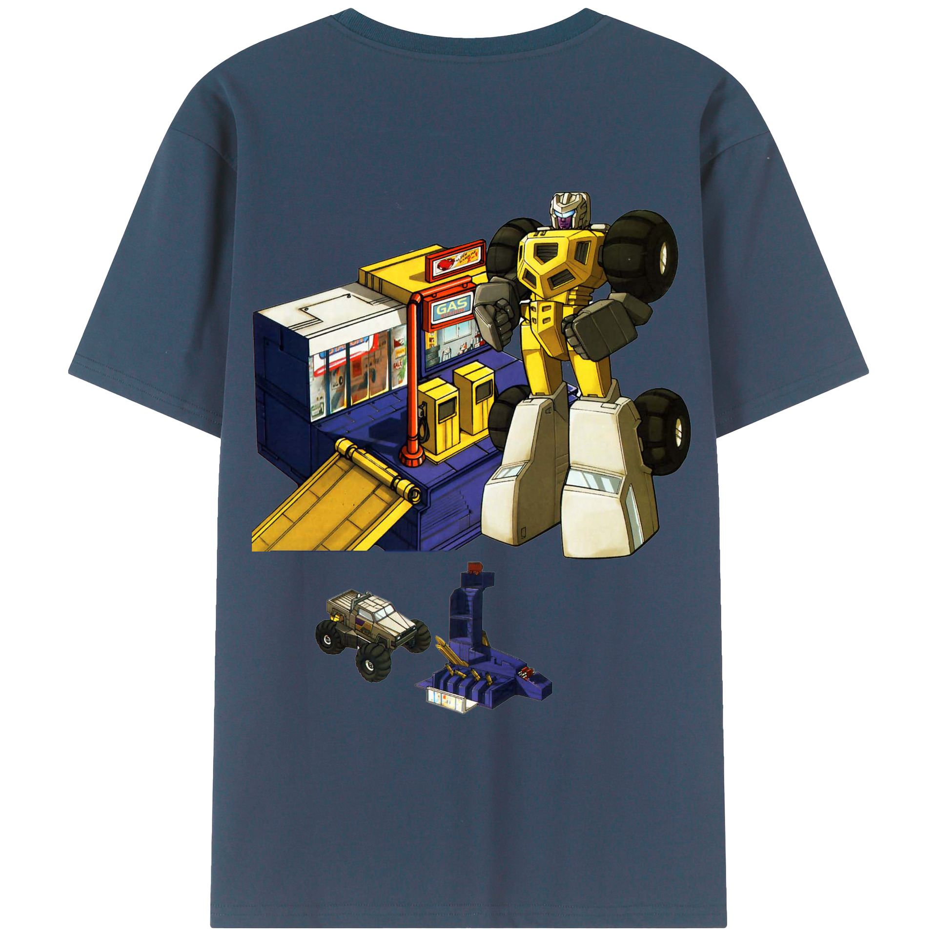 （画像用）  綿100％ メンズ半袖Tシャツ（バックプリント） 通気性