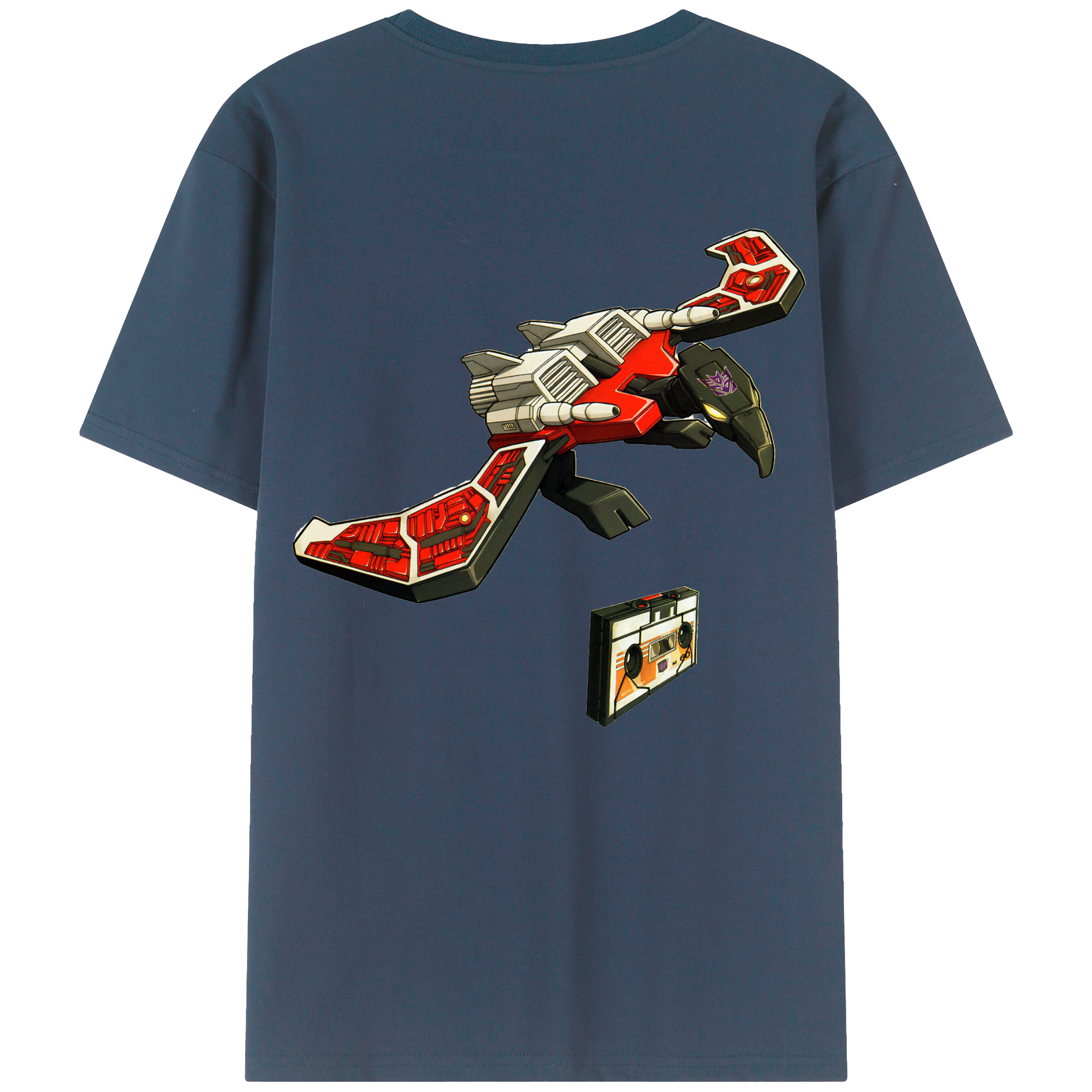 （画像用）  綿100％ メンズ半袖Tシャツ（バックプリント） 通気性