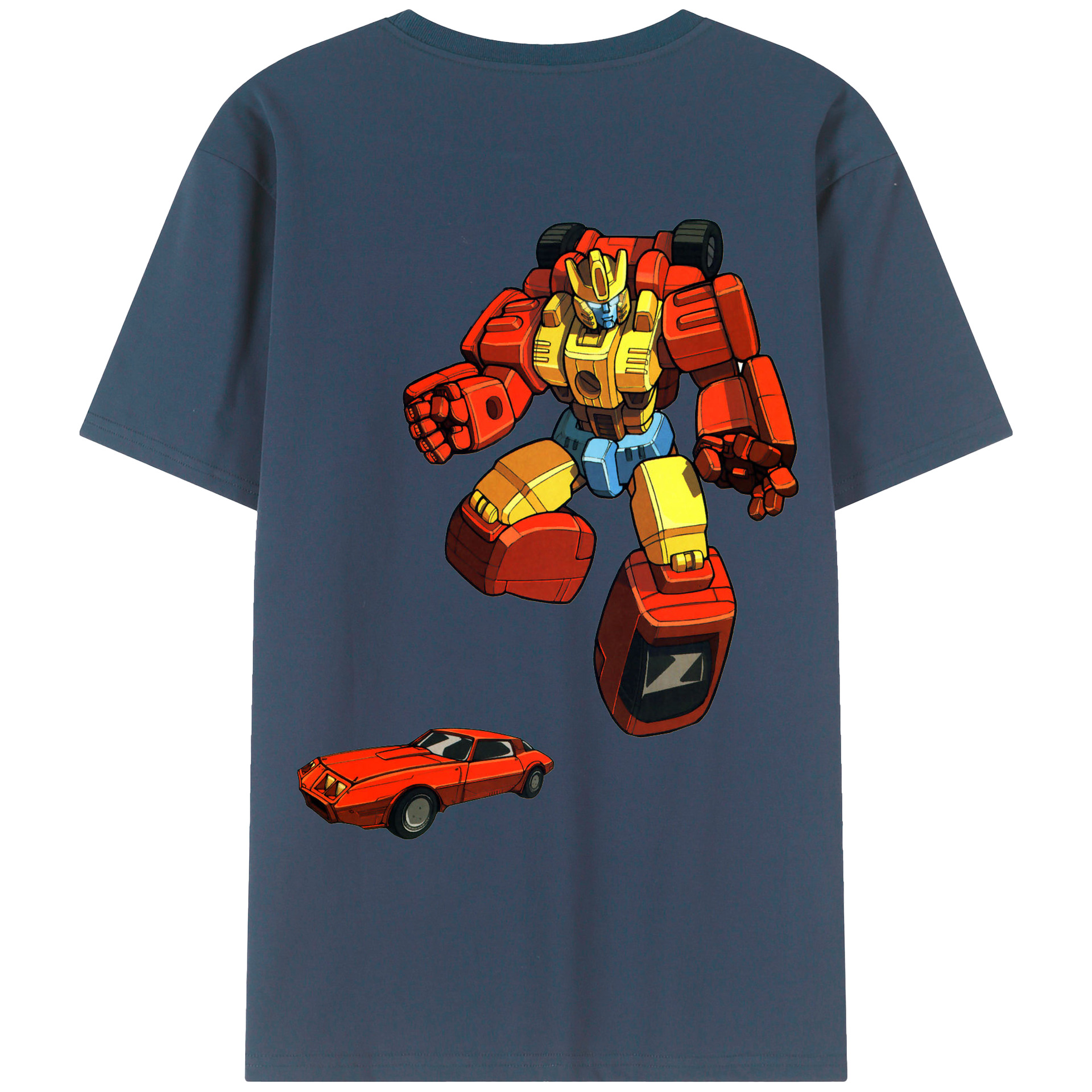 （画像用）  綿100％ メンズ半袖Tシャツ（バックプリント） 通気性