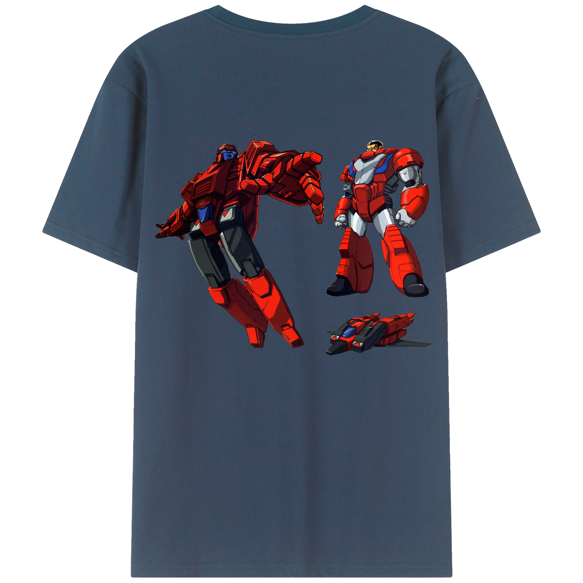 （画像用）  綿100％ メンズ半袖Tシャツ（バックプリント） 通気性