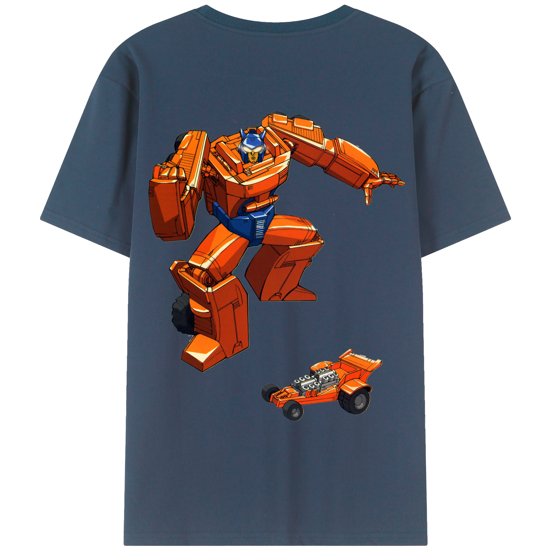 （画像用）  綿100％ メンズ半袖Tシャツ（バックプリント） 通気性