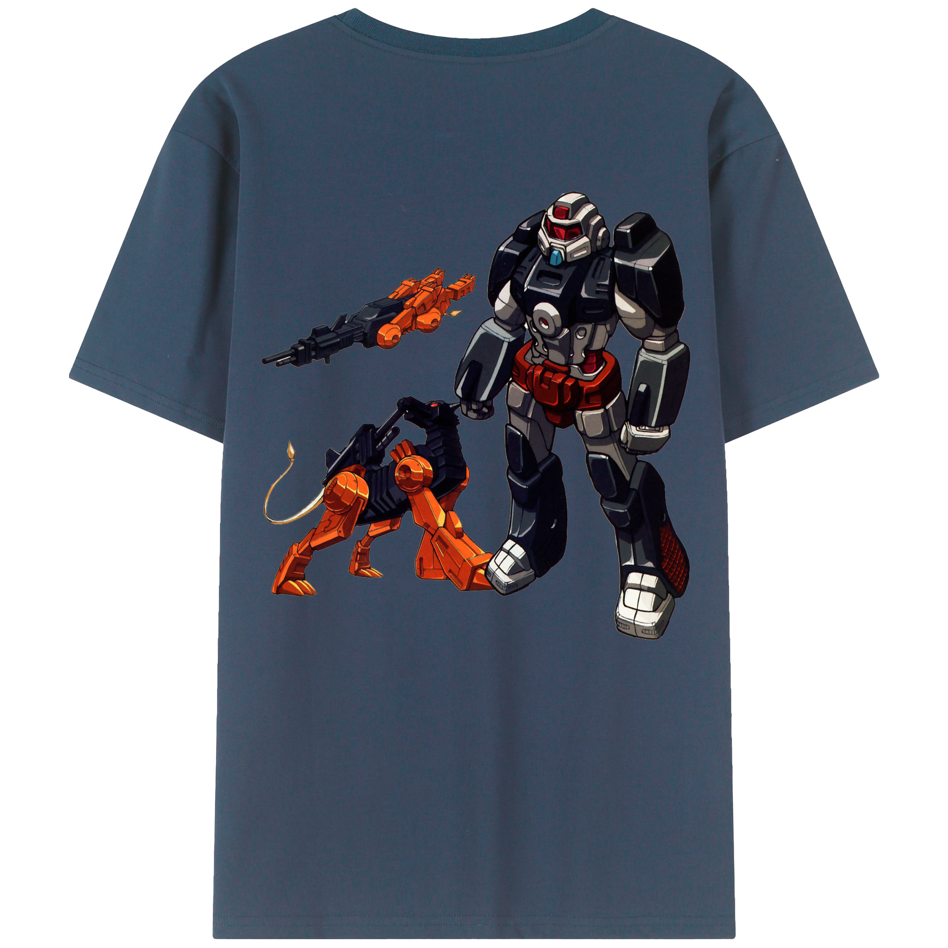 （画像用）  綿100％ メンズ半袖Tシャツ（バックプリント） 通気性