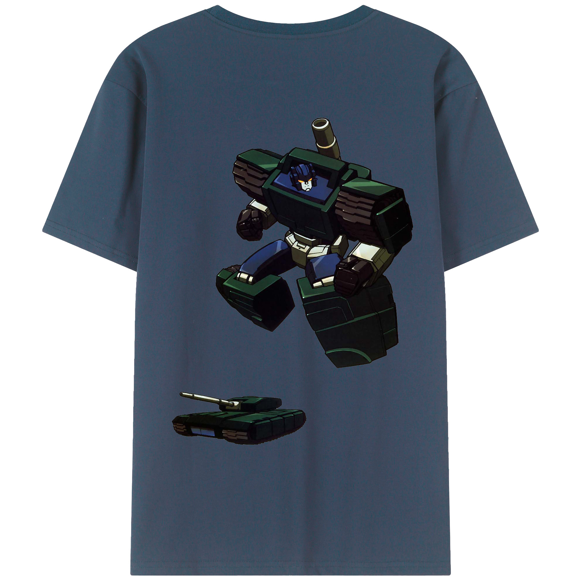 （画像用）  綿100％ メンズ半袖Tシャツ（バックプリント） 通気性