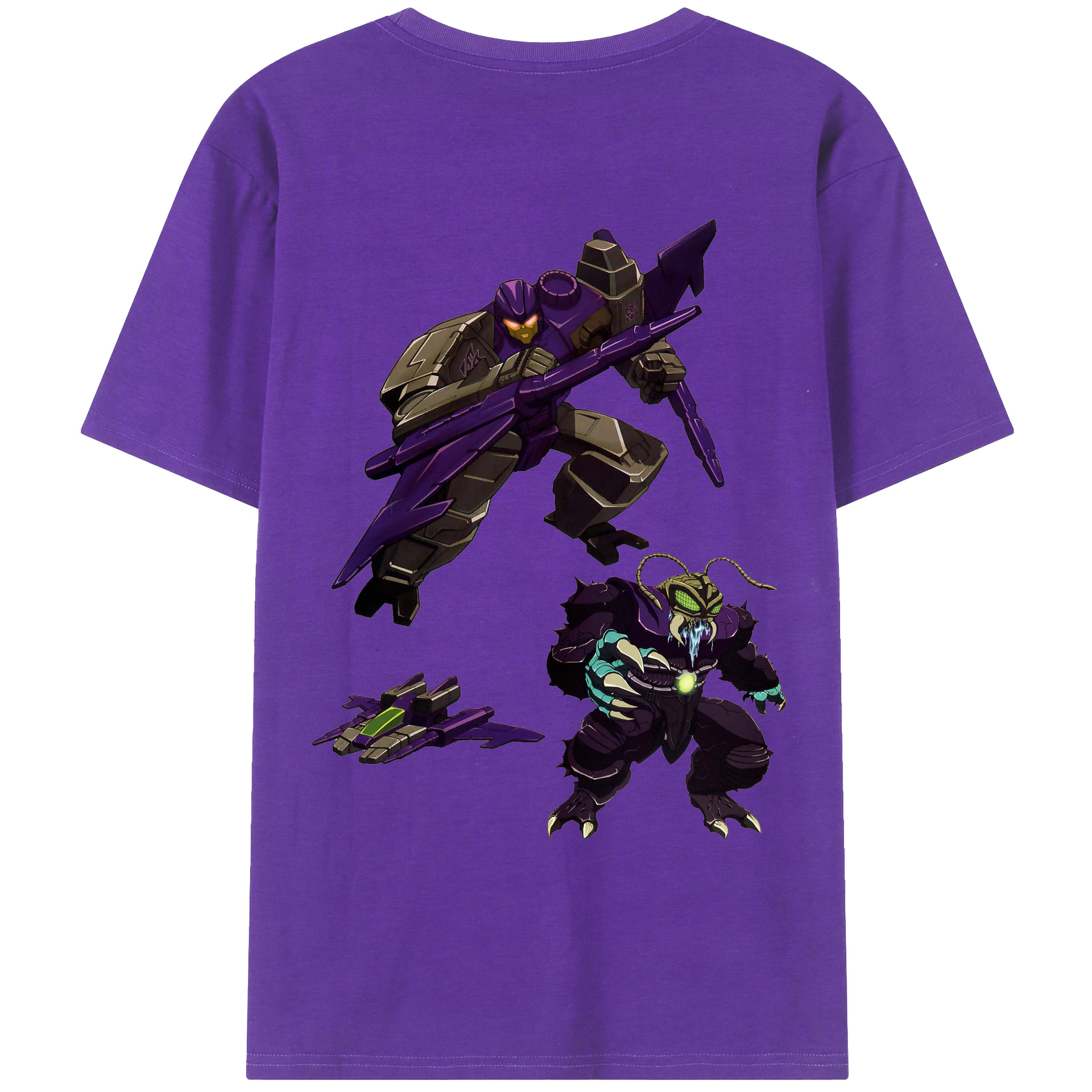 （画像用）  綿100％ メンズ半袖Tシャツ（バックプリント） 通気性