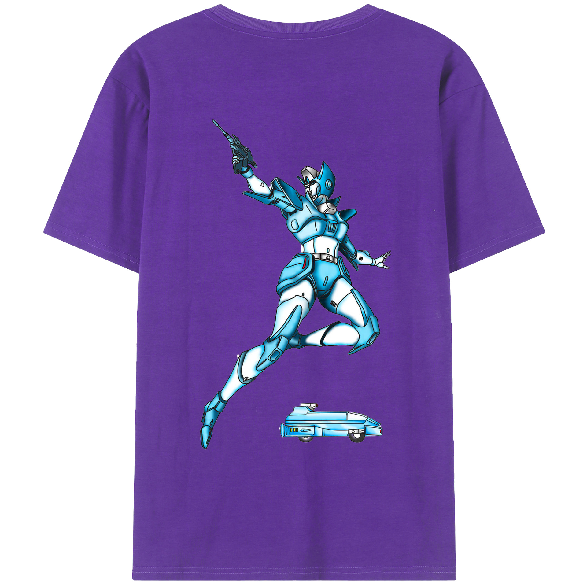（画像用）  綿100％ メンズ半袖Tシャツ（バックプリント） 通気性
