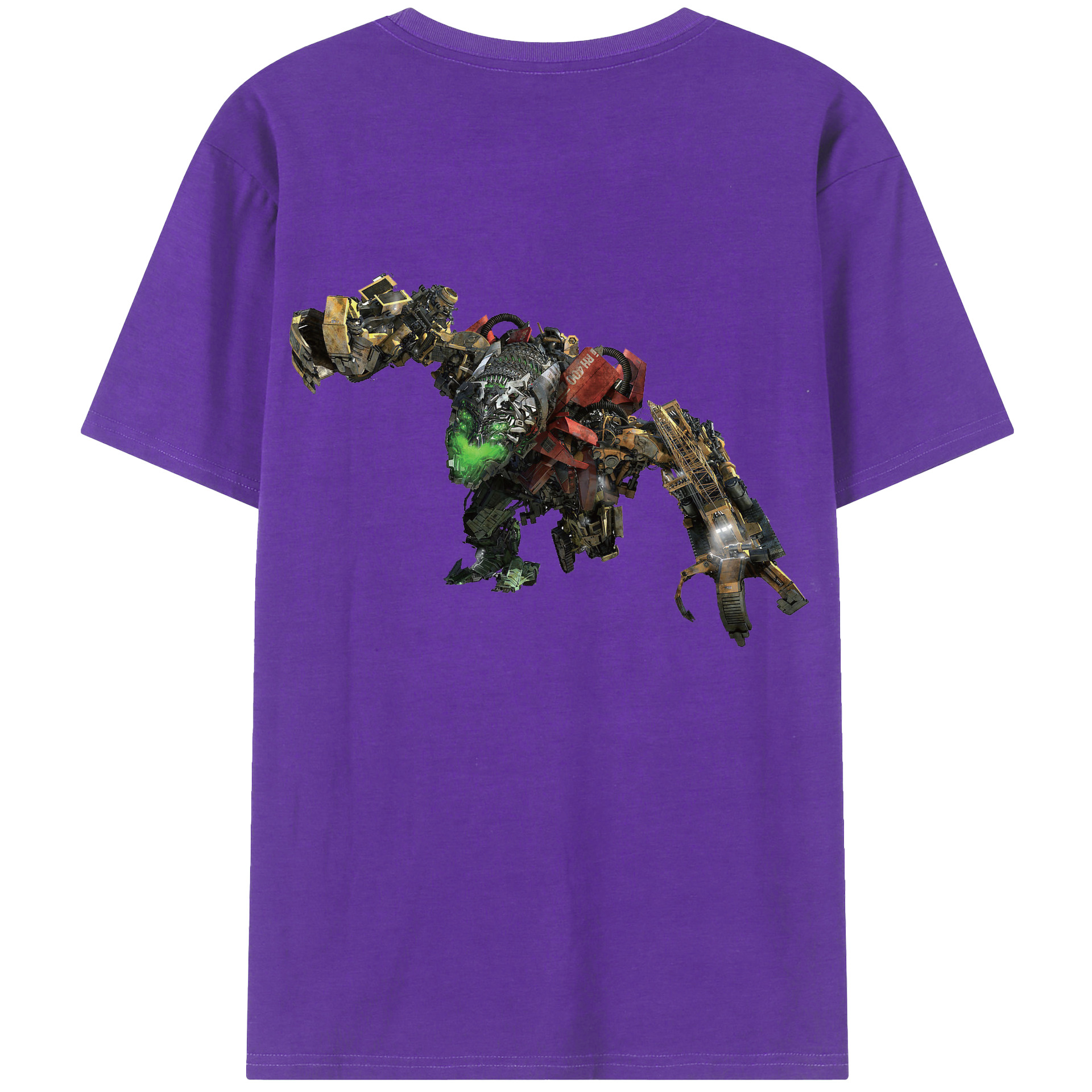 （画像用）  綿100％ メンズ半袖Tシャツ（バックプリント） 通気性