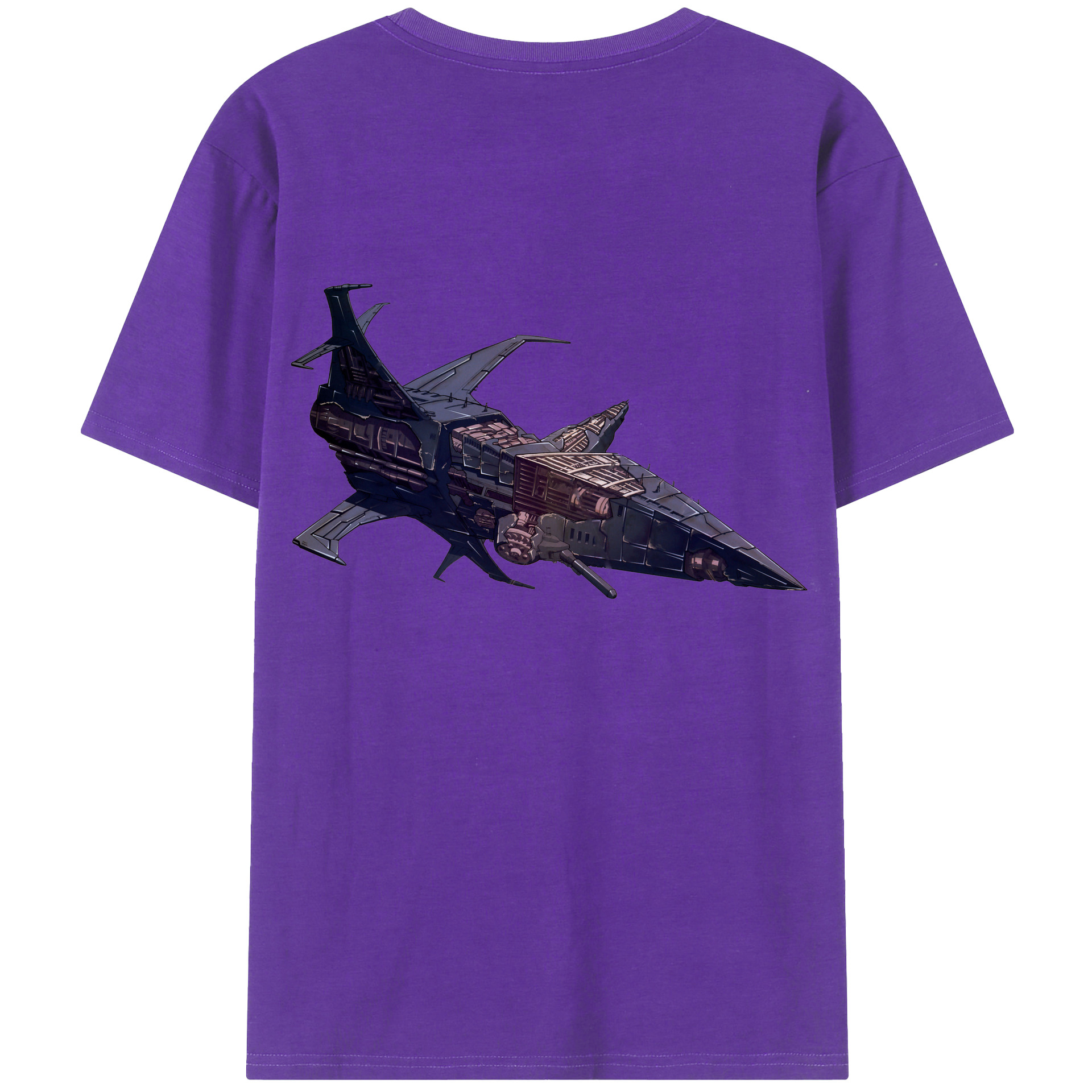 （画像用）  綿100％ メンズ半袖Tシャツ（バックプリント） 通気性