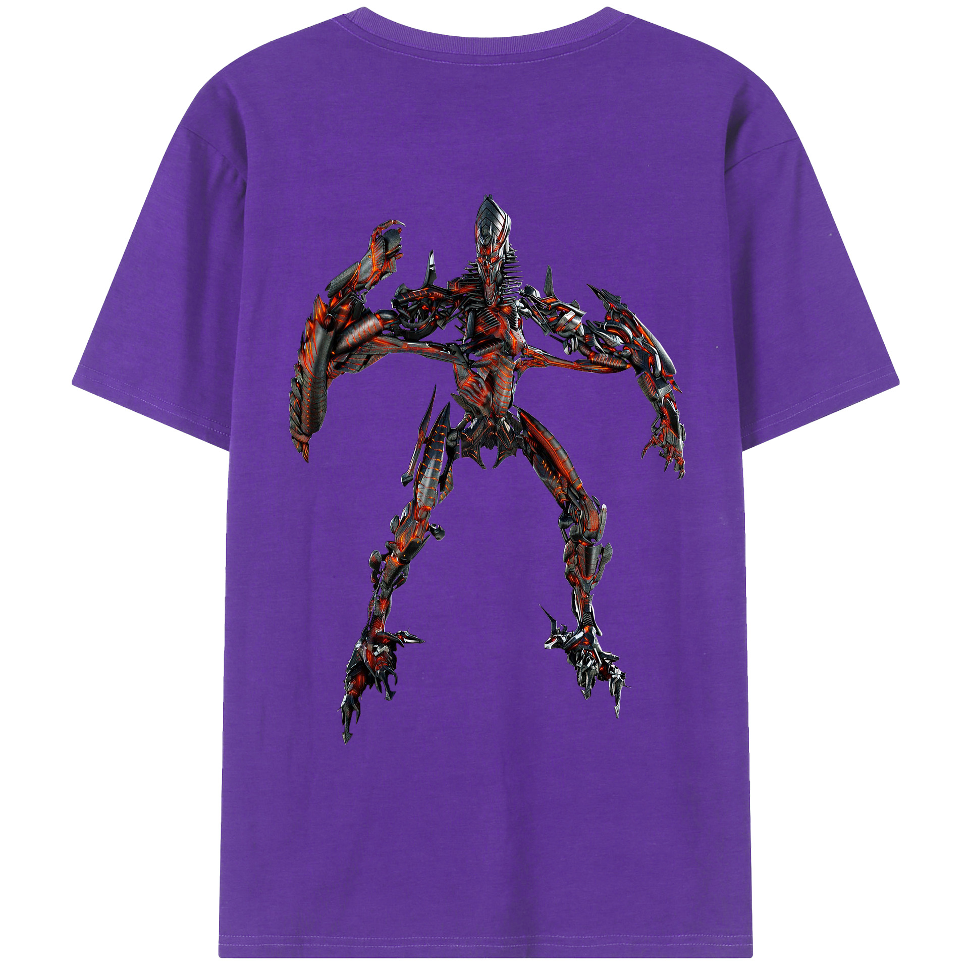 （画像用）  綿100％ メンズ半袖Tシャツ（バックプリント） 通気性