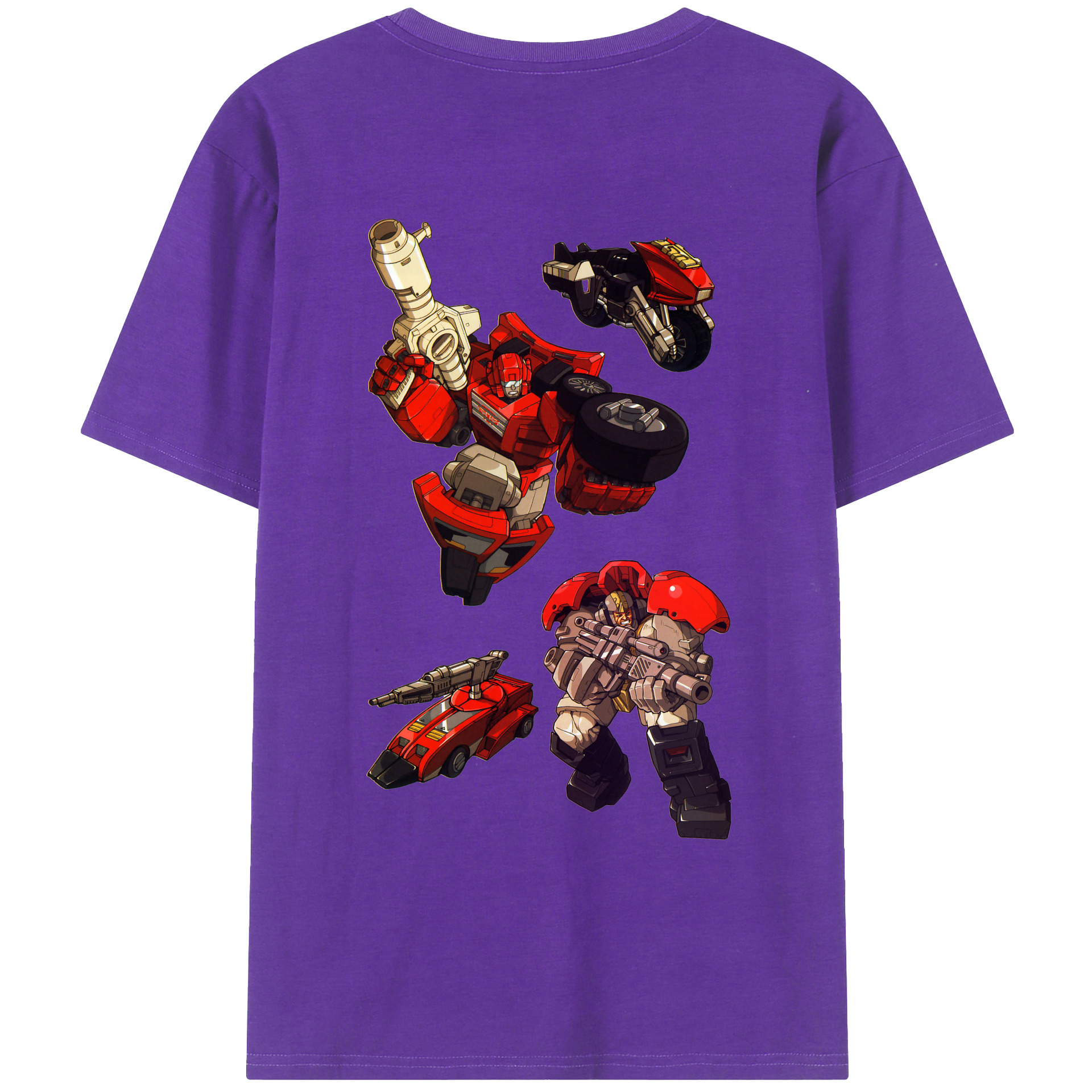 （画像用）  綿100％ メンズ半袖Tシャツ（バックプリント） 通気性