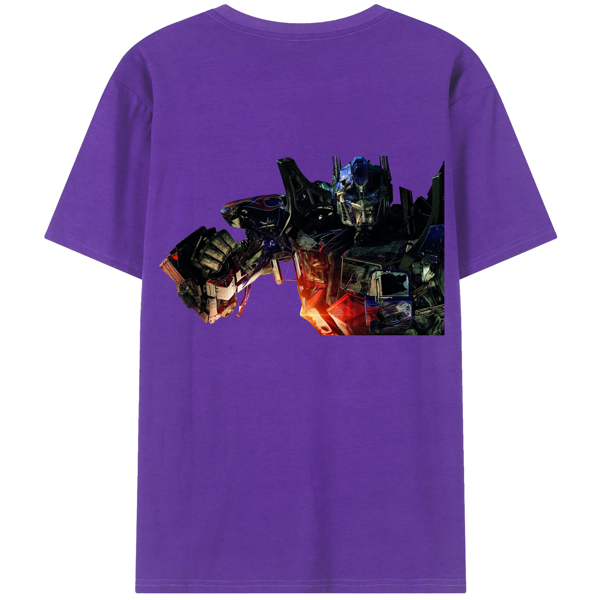 （画像用）  綿100％ メンズ半袖Tシャツ（バックプリント） 通気性