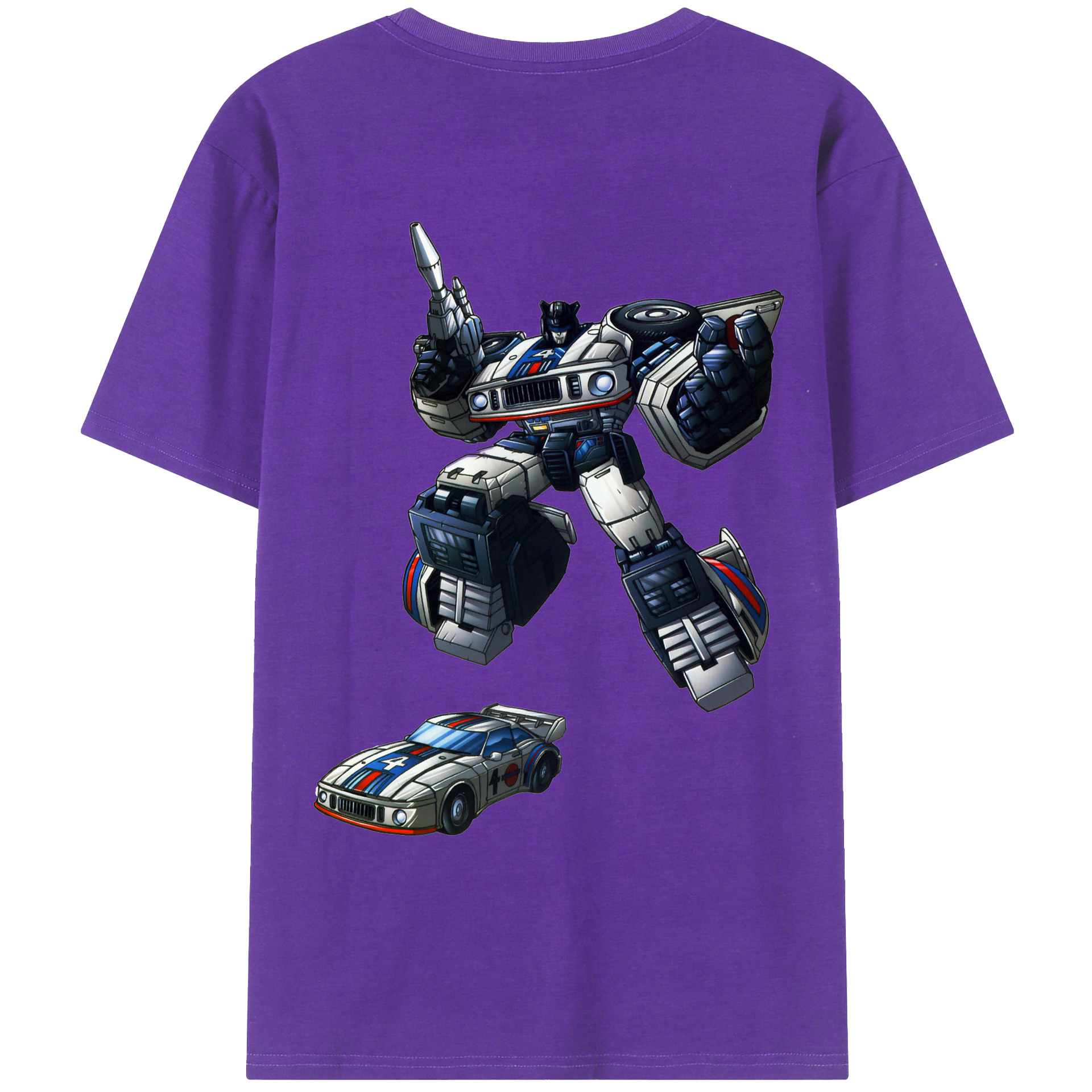 （画像用）  綿100％ メンズ半袖Tシャツ（バックプリント） 通気性