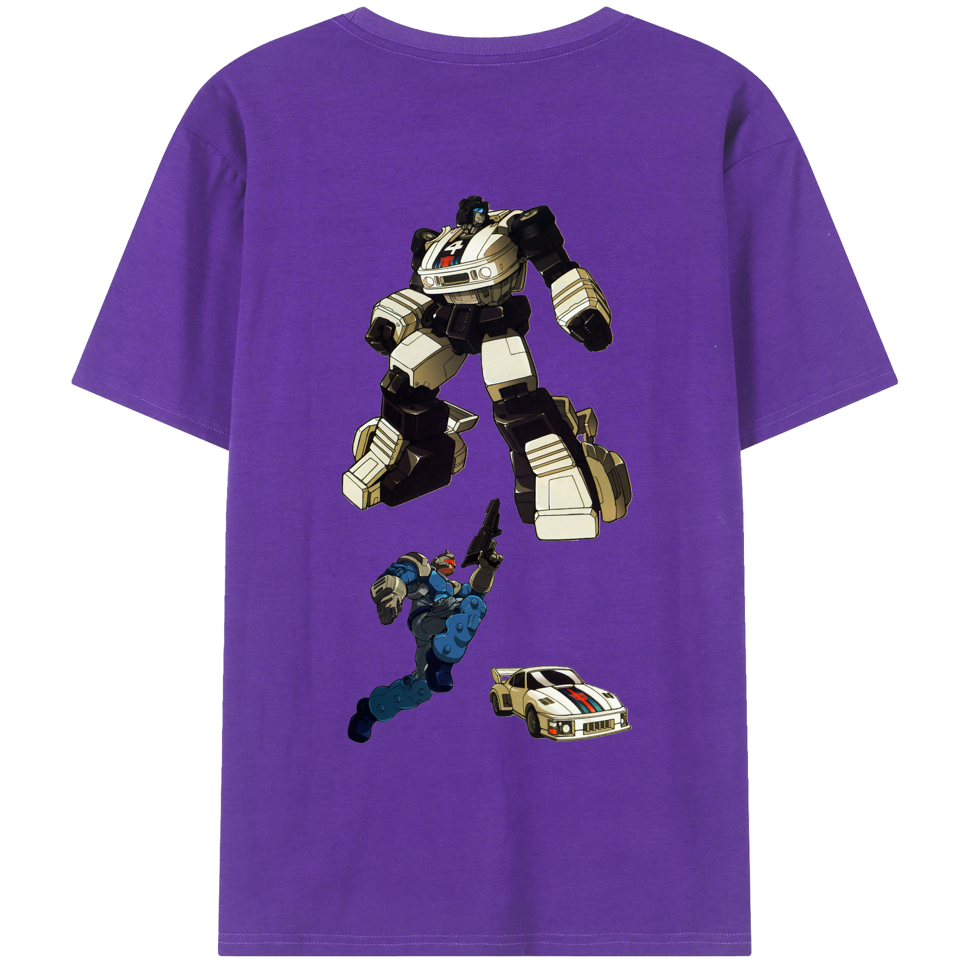 （画像用）  綿100％ メンズ半袖Tシャツ（バックプリント） 通気性