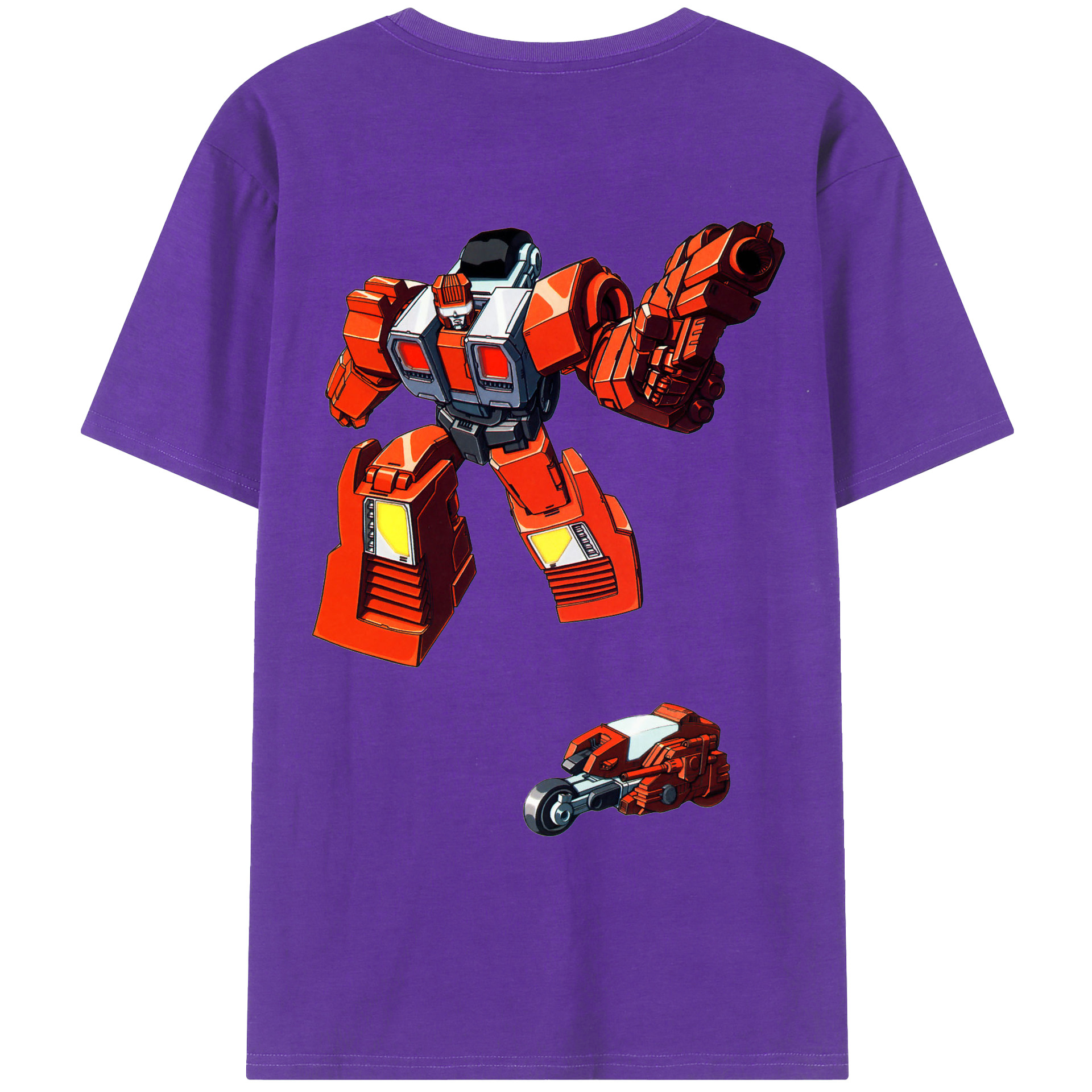 （画像用）  綿100％ メンズ半袖Tシャツ（バックプリント） 通気性