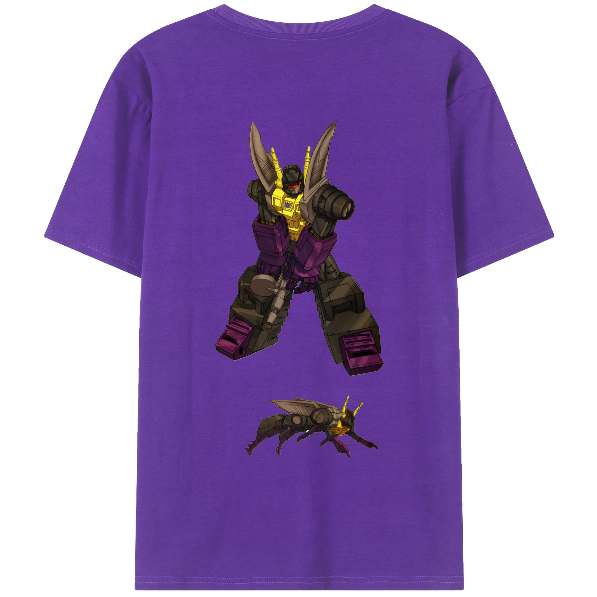 （画像用）  綿100％ メンズ半袖Tシャツ（バックプリント） 通気性
