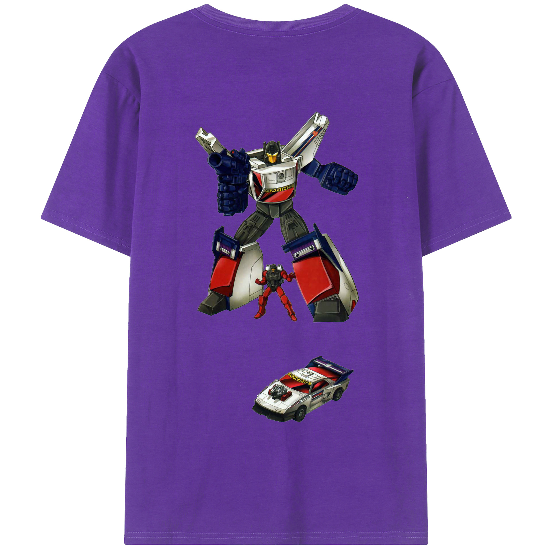 （画像用）  綿100％ メンズ半袖Tシャツ（バックプリント） 通気性