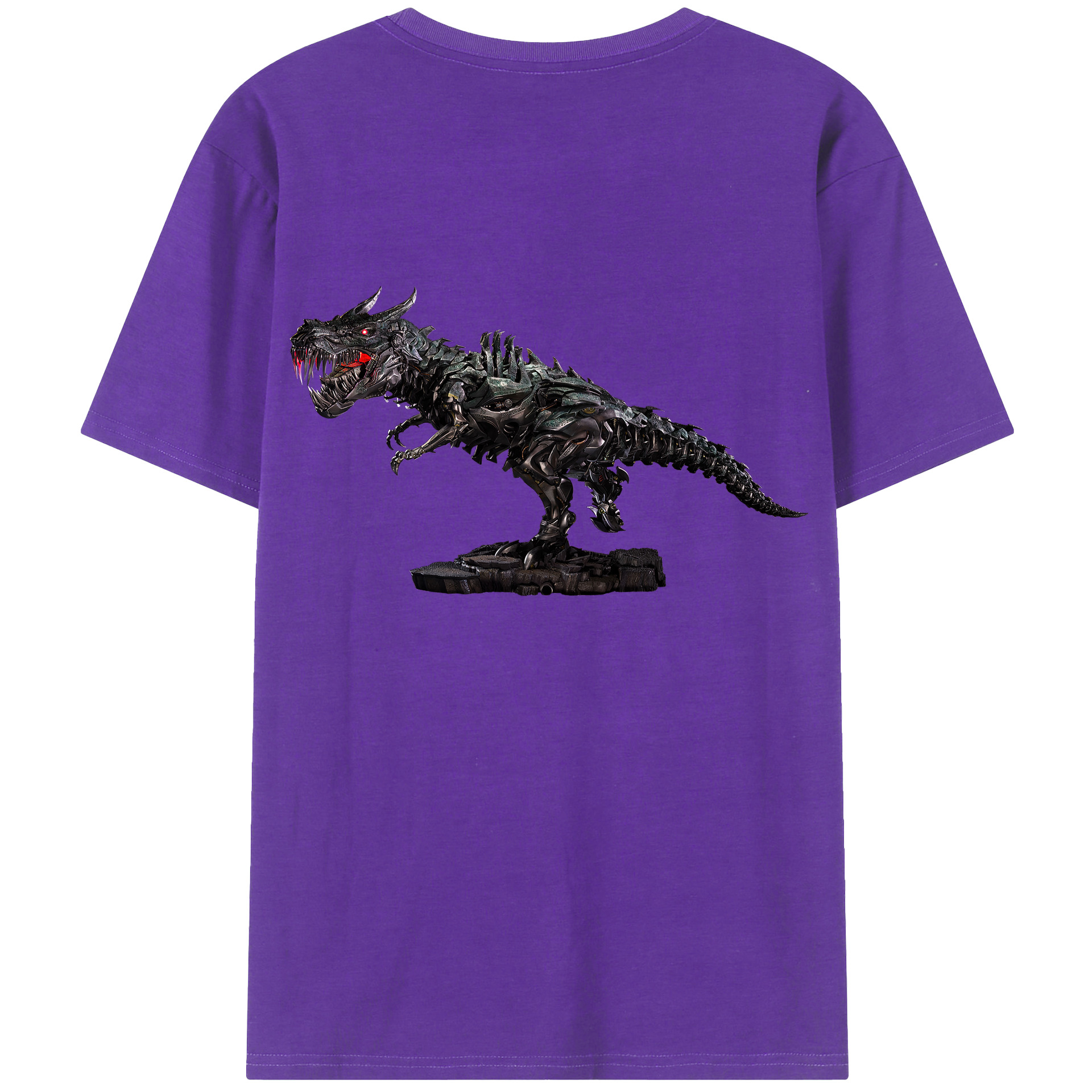 （画像用）  綿100％ メンズ半袖Tシャツ（バックプリント） 通気性
