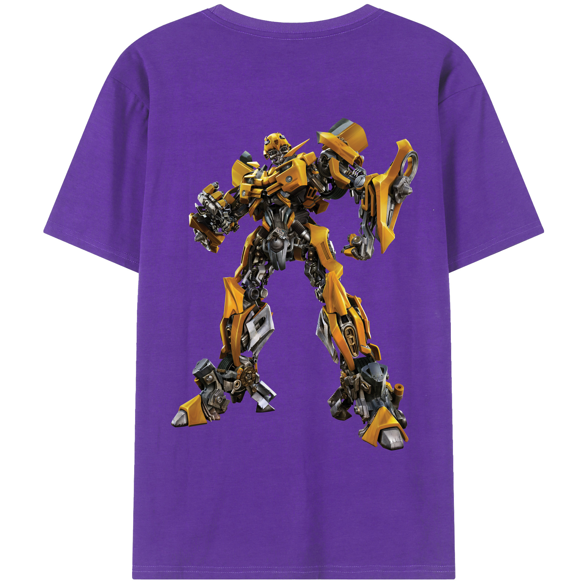 （画像用）  綿100％ メンズ半袖Tシャツ（バックプリント） 通気性