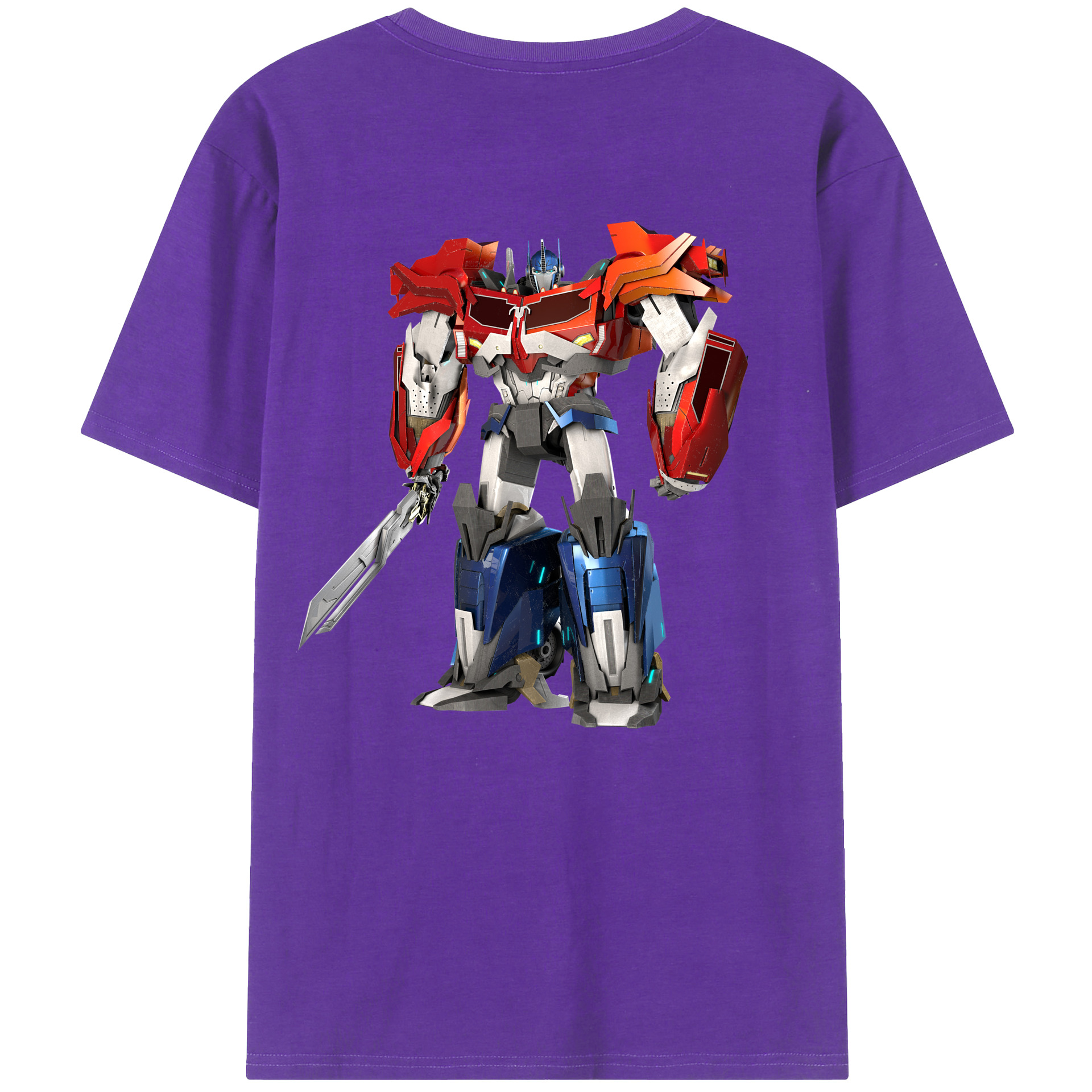 （画像用）  綿100％ メンズ半袖Tシャツ（バックプリント） 通気性