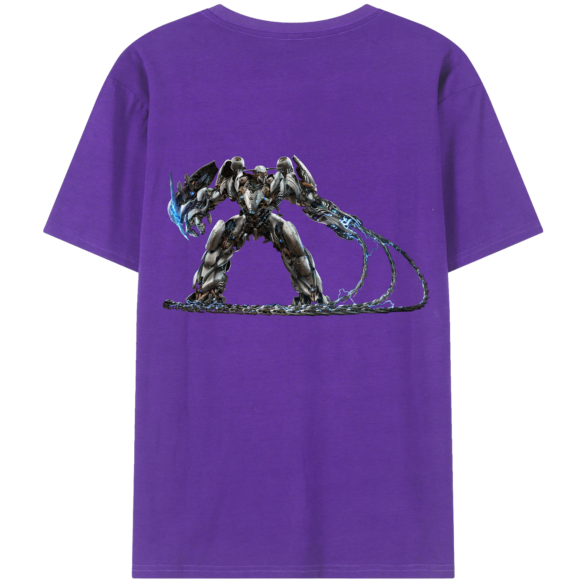 （画像用）  綿100％ メンズ半袖Tシャツ（バックプリント） 通気性