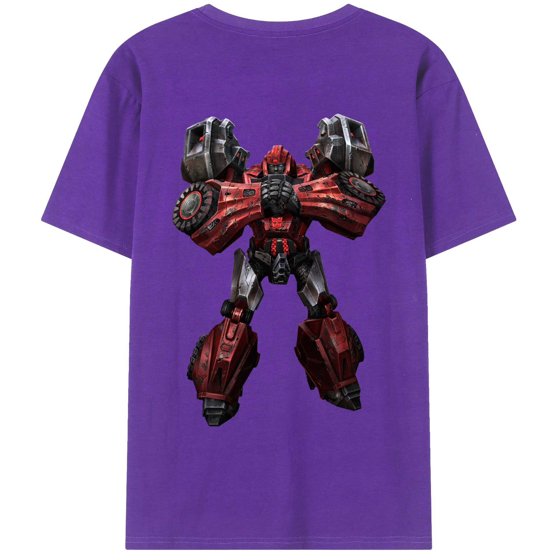 （画像用）  綿100％ メンズ半袖Tシャツ（バックプリント） 通気性