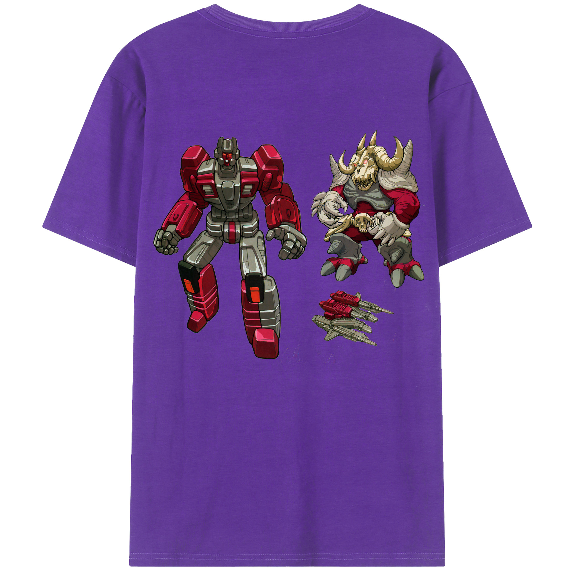 （画像用）  綿100％ メンズ半袖Tシャツ（バックプリント） 通気性