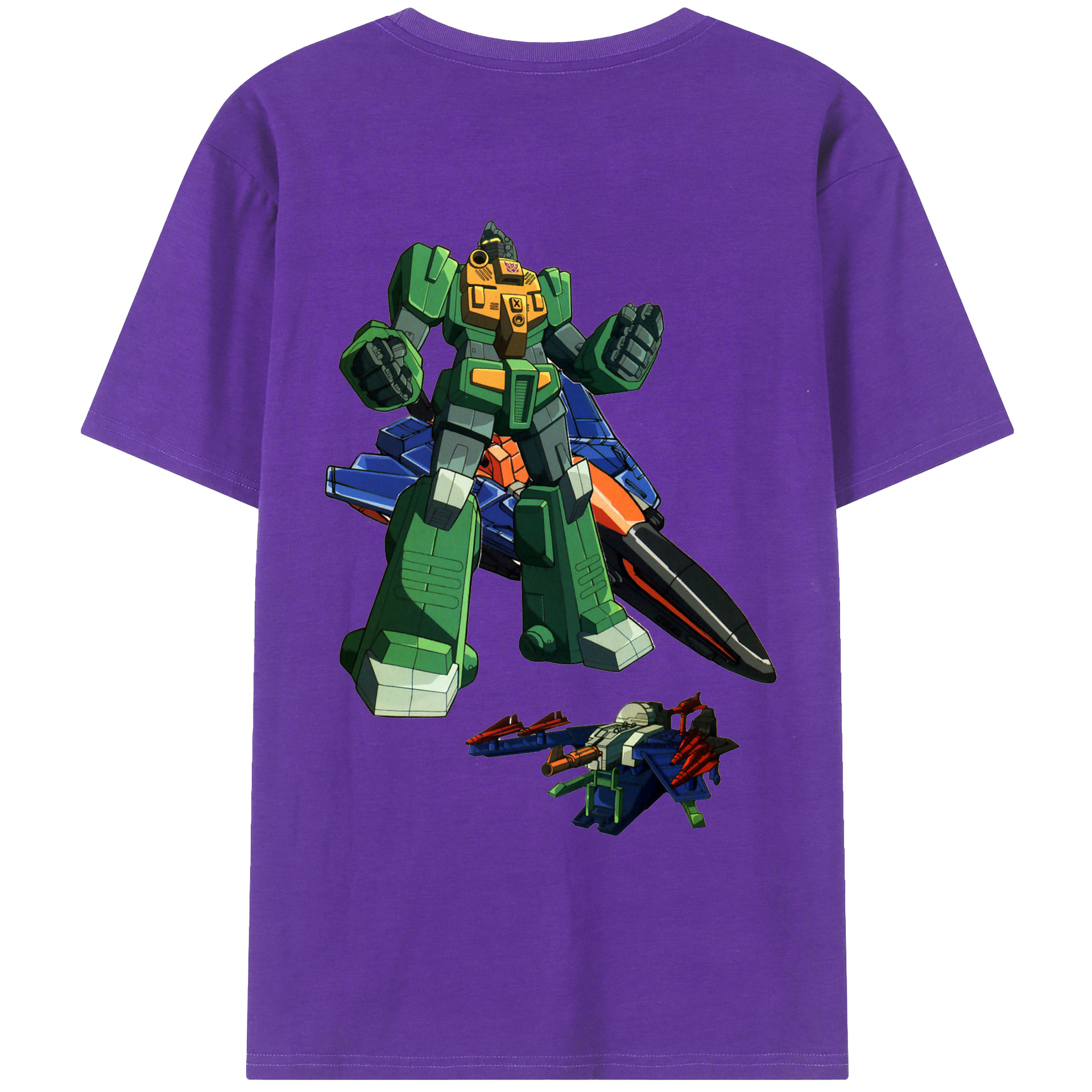 （画像用）  綿100％ メンズ半袖Tシャツ（バックプリント） 通気性