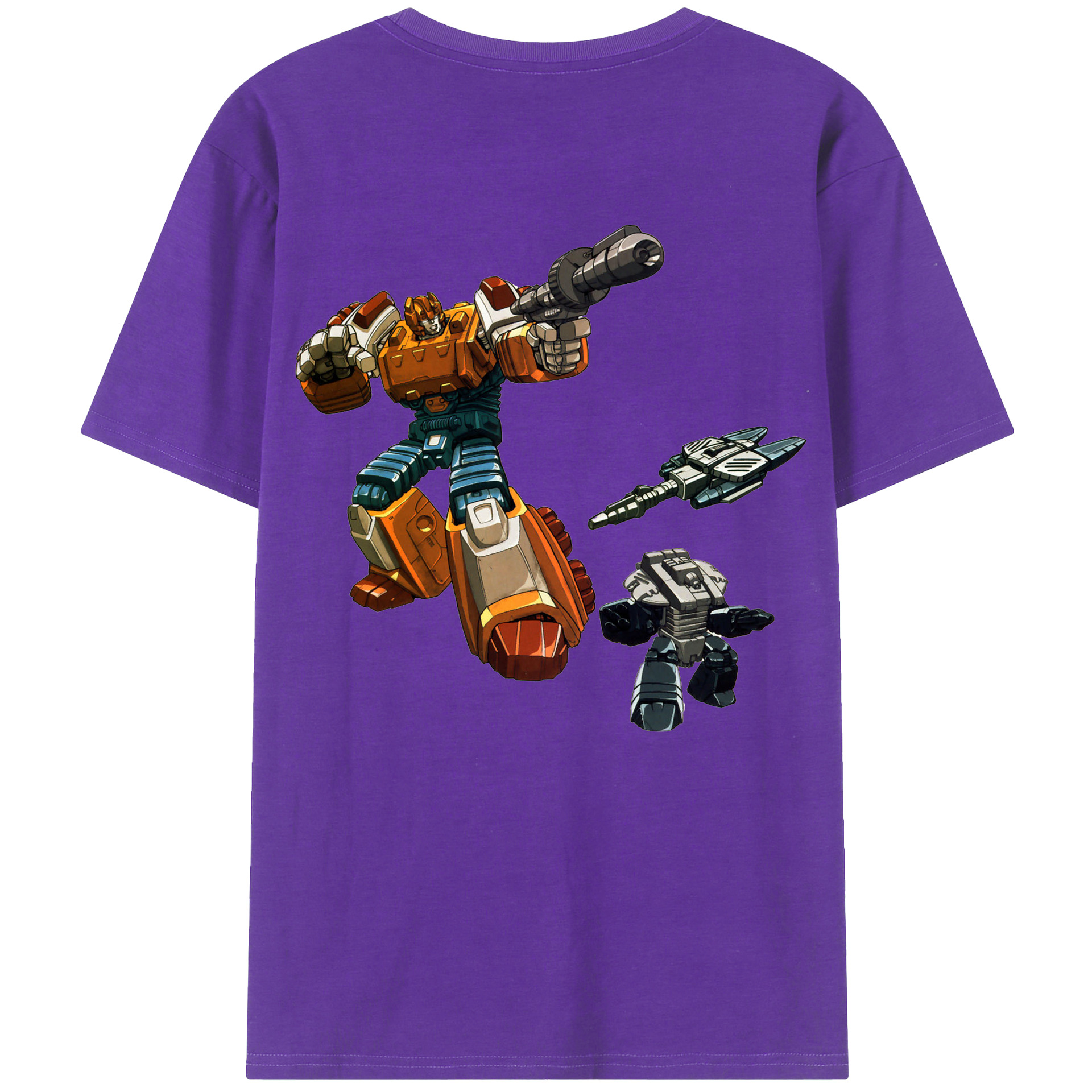 （画像用）  綿100％ メンズ半袖Tシャツ（バックプリント） 通気性