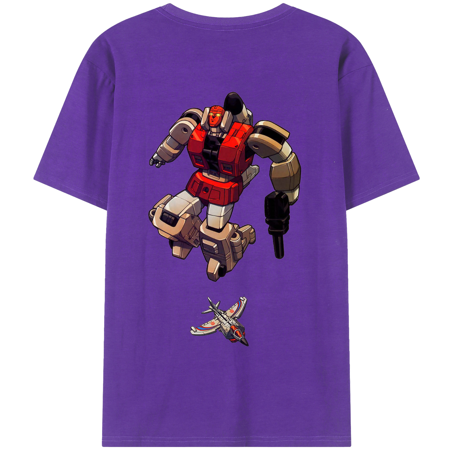 （画像用）  綿100％ メンズ半袖Tシャツ（バックプリント） 通気性