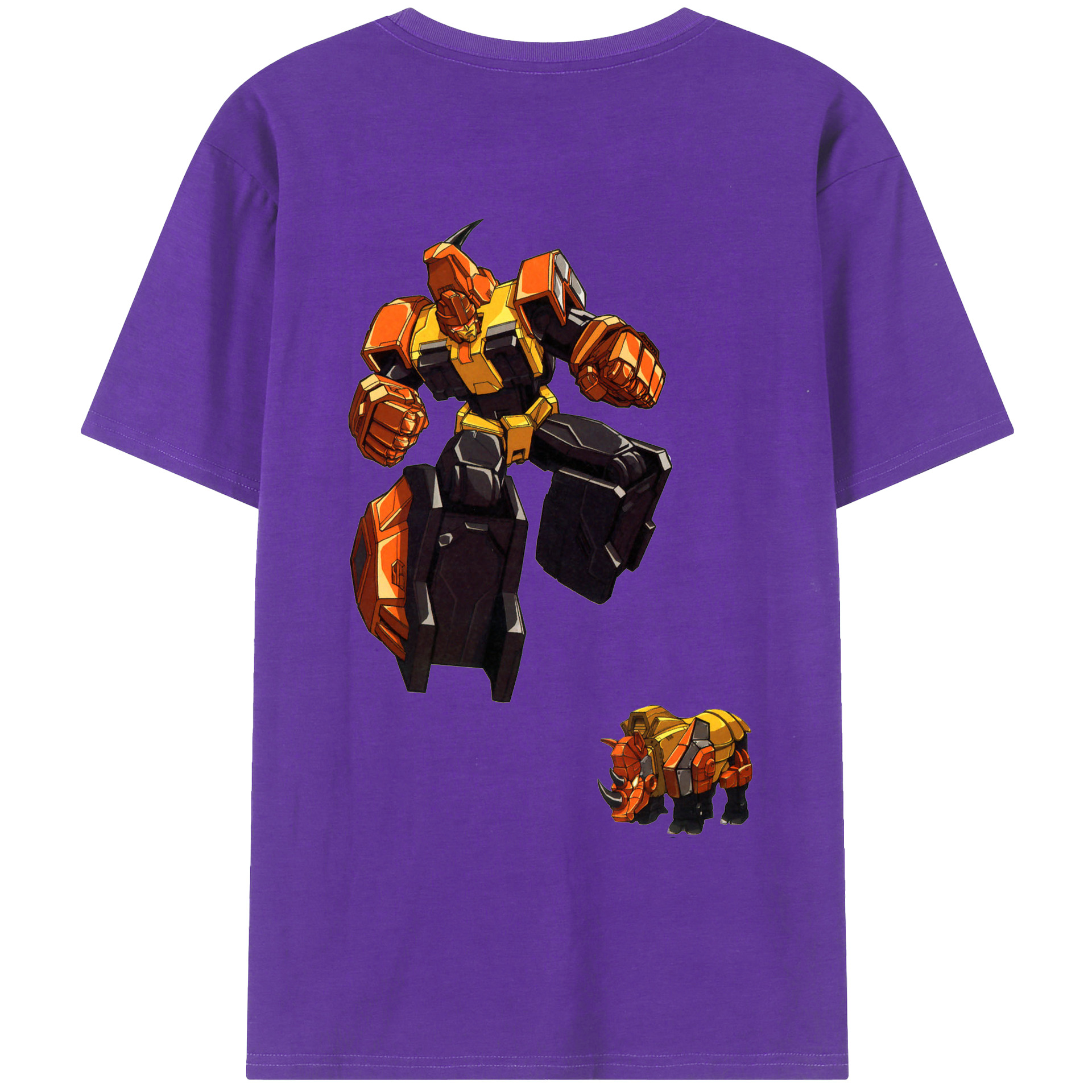 （画像用）  綿100％ メンズ半袖Tシャツ（バックプリント） 通気性