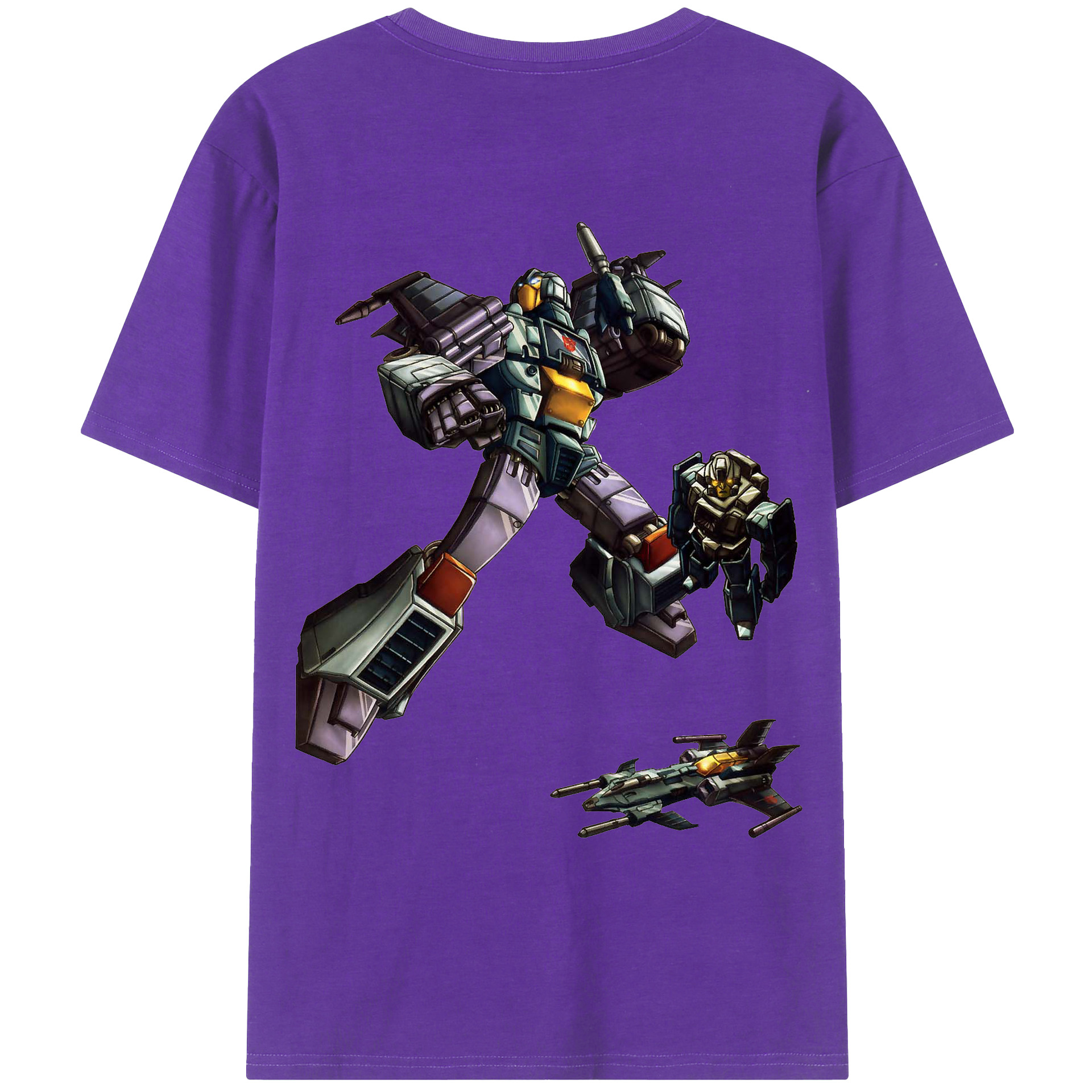 （画像用）  綿100％ メンズ半袖Tシャツ（バックプリント） 通気性