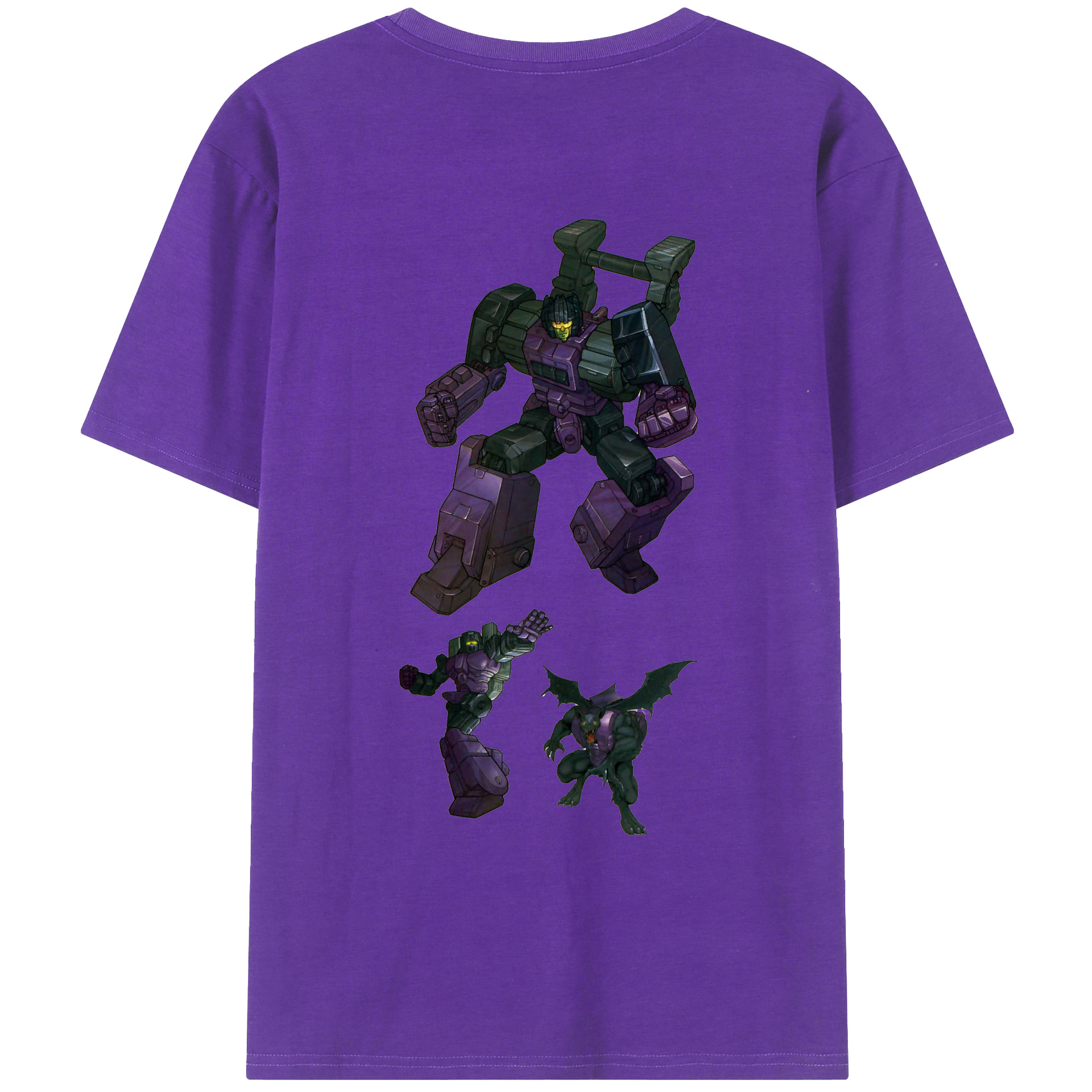 （画像用）  綿100％ メンズ半袖Tシャツ（バックプリント） 通気性