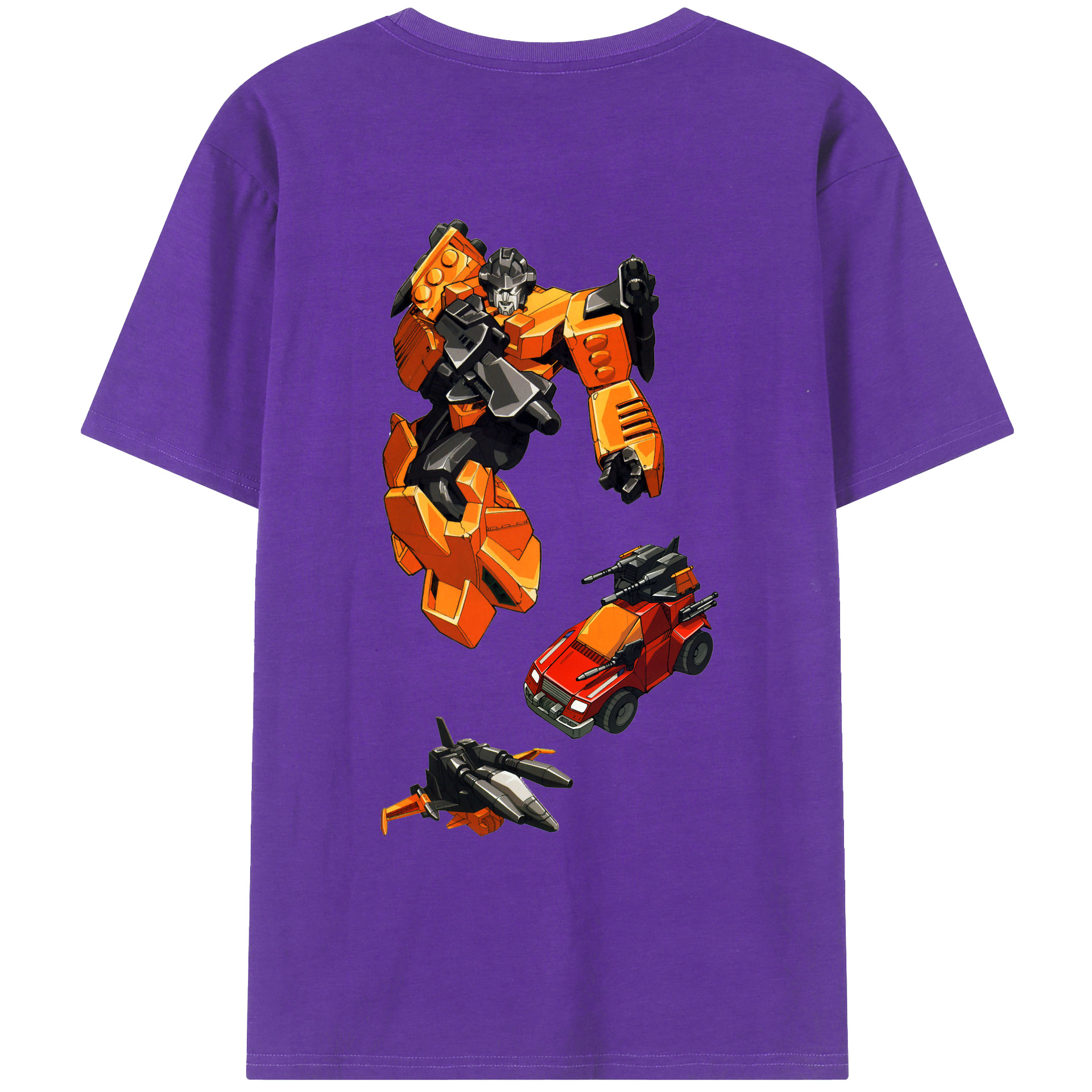 （画像用）  綿100％ メンズ半袖Tシャツ（バックプリント） 通気性