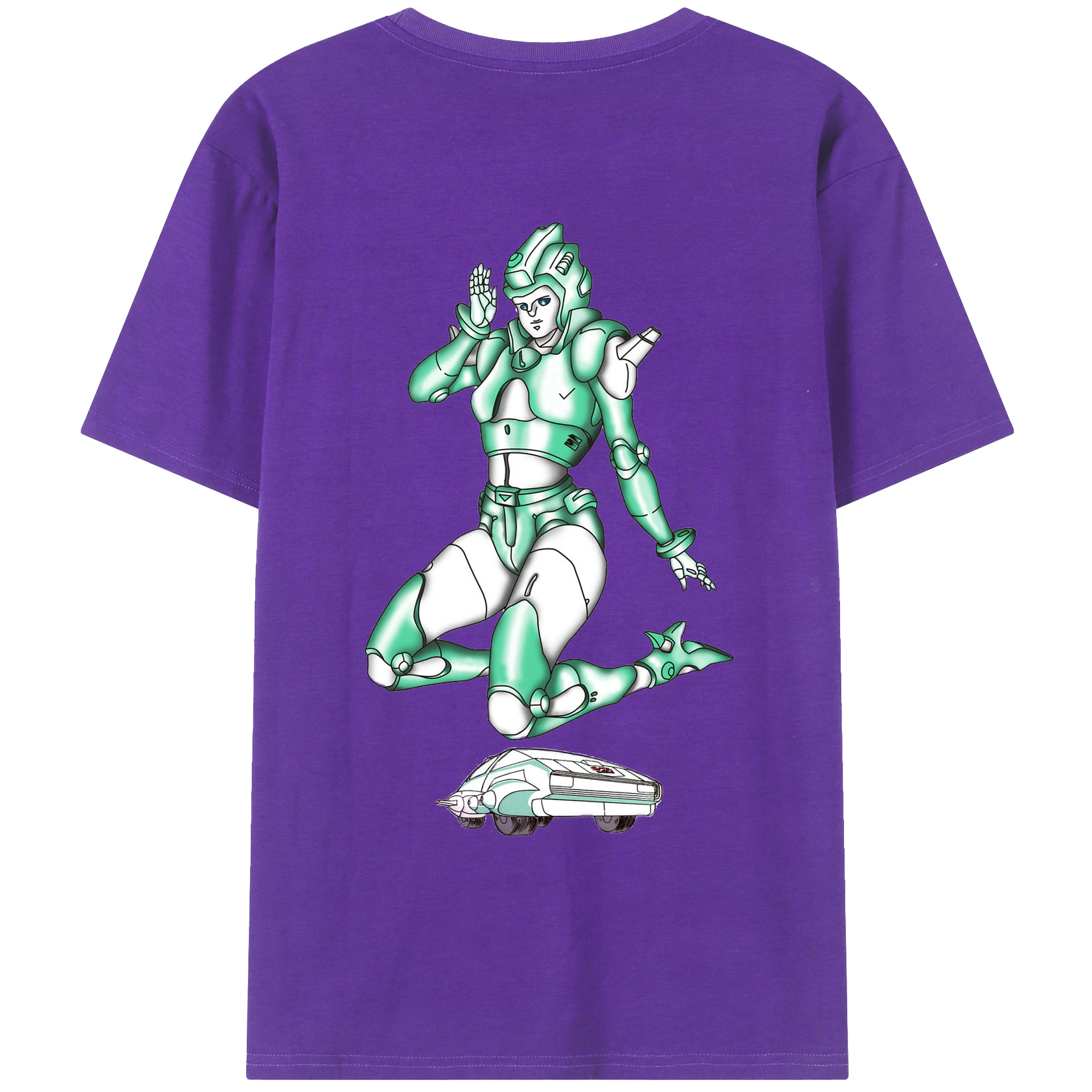 （画像用）  綿100％ メンズ半袖Tシャツ（バックプリント） 通気性