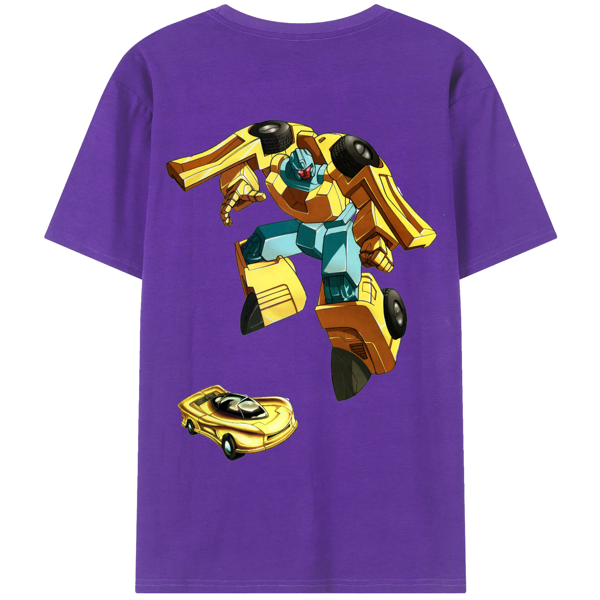 （画像用）  綿100％ メンズ半袖Tシャツ（バックプリント） 通気性