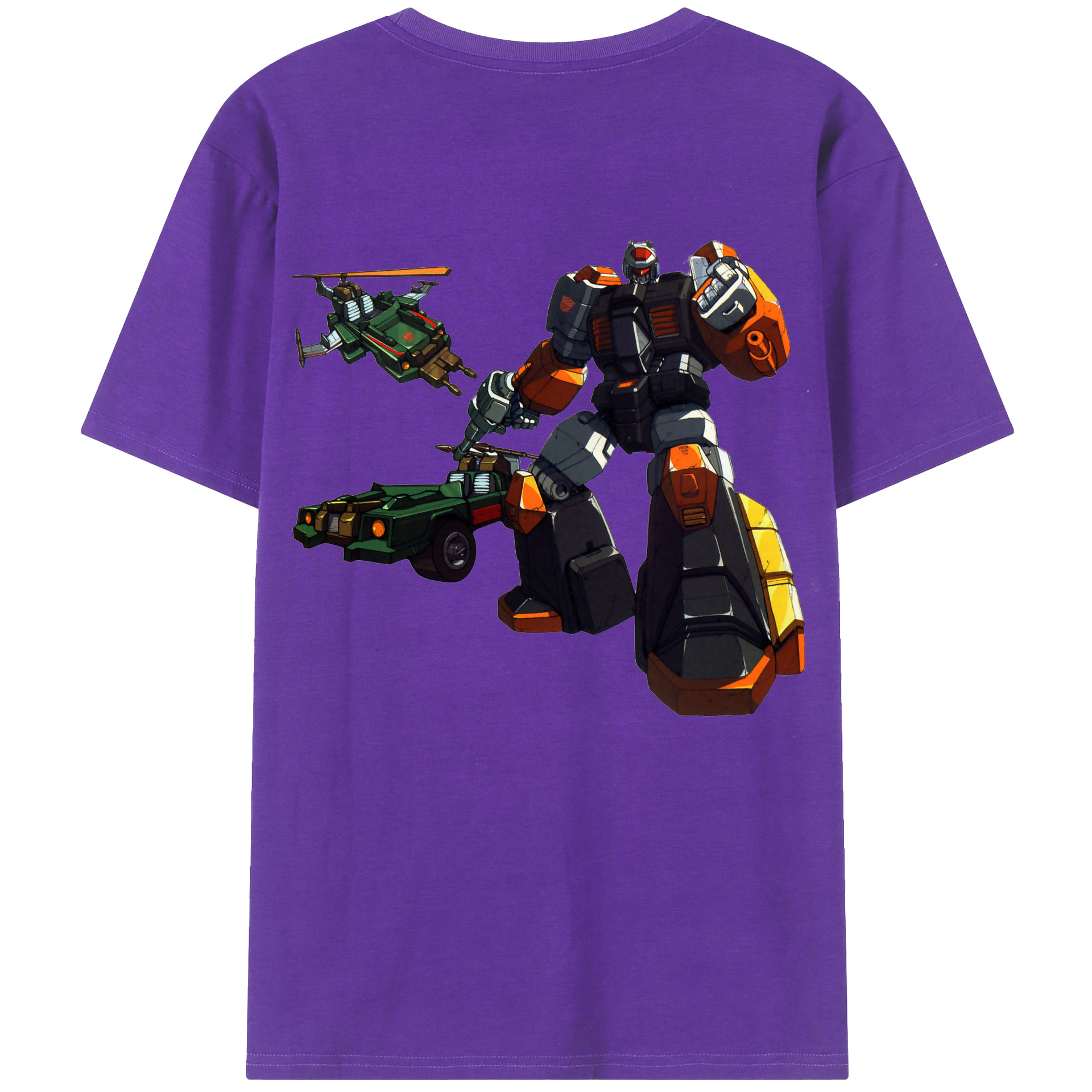 （画像用）  綿100％ メンズ半袖Tシャツ（バックプリント） 通気性