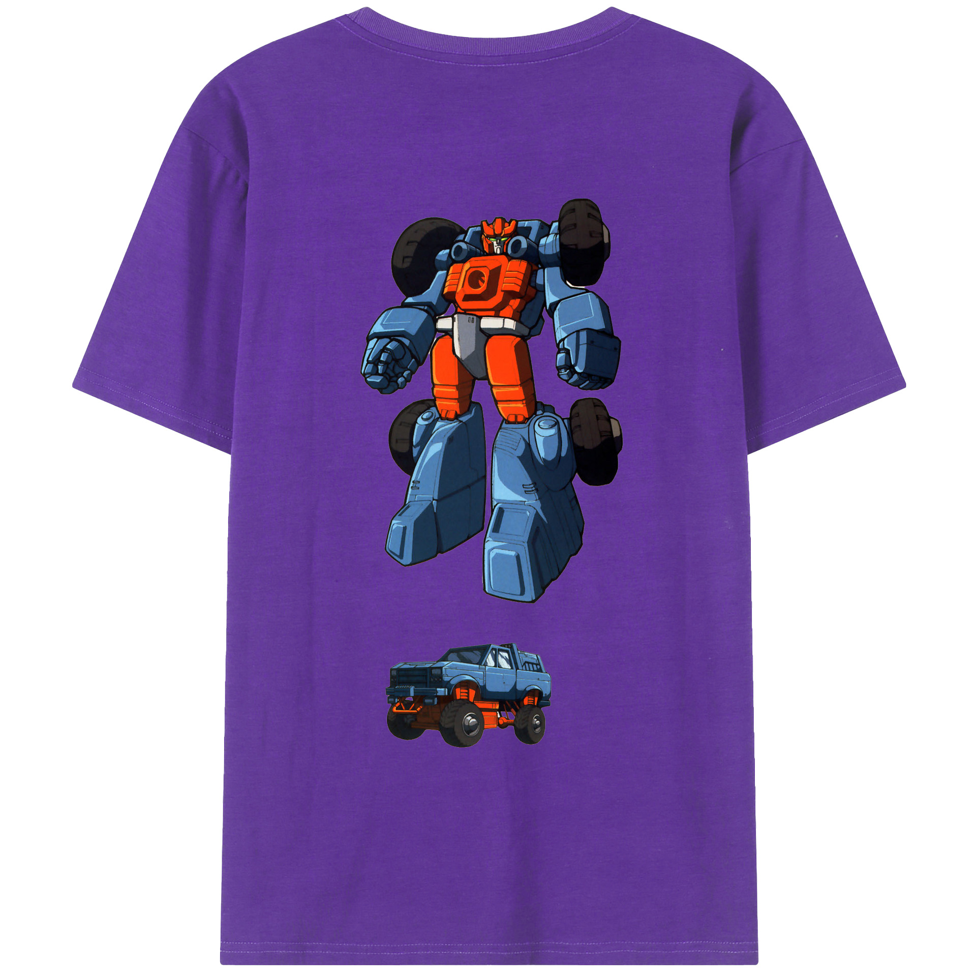 （画像用）  綿100％ メンズ半袖Tシャツ（バックプリント） 通気性