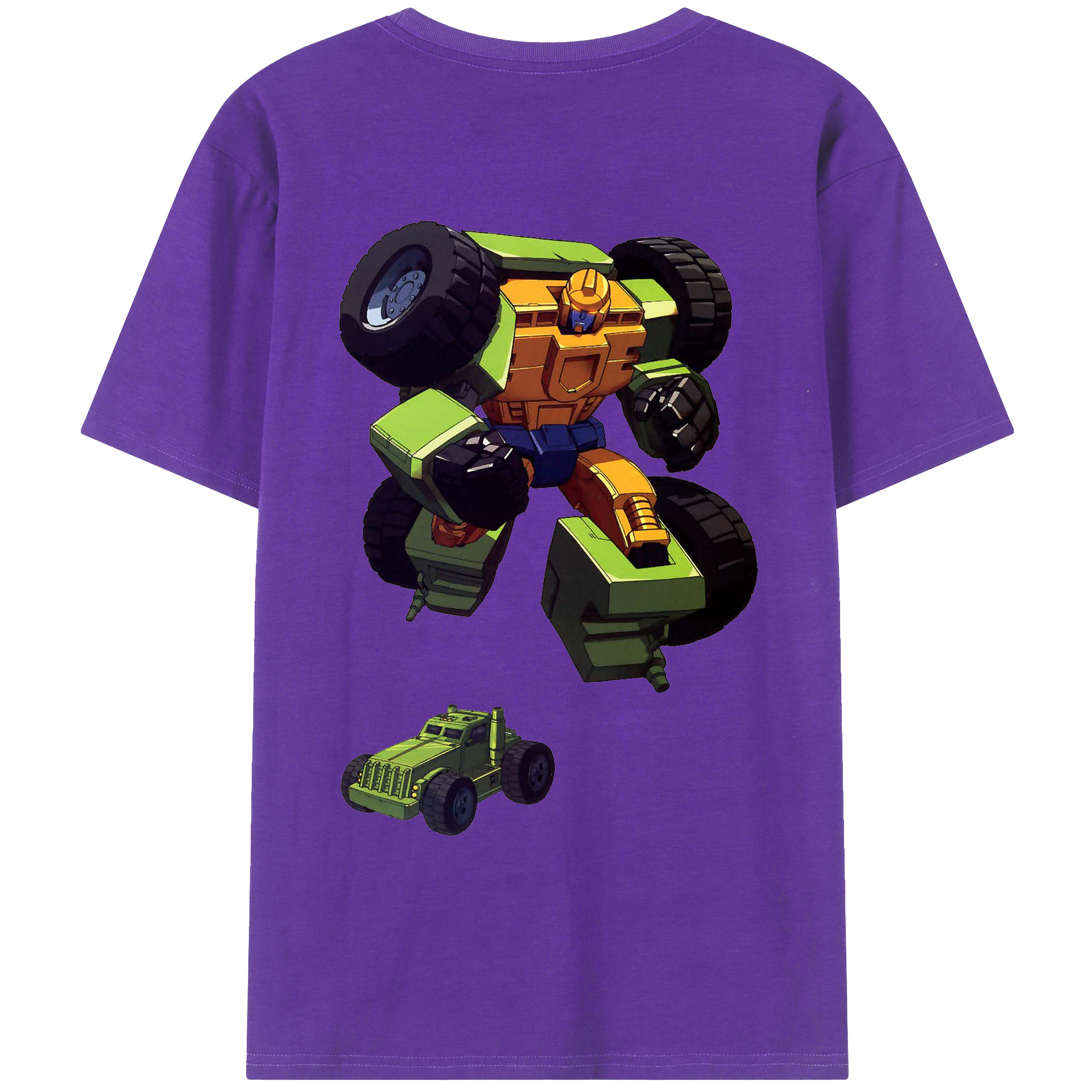 （画像用）  綿100％ メンズ半袖Tシャツ（バックプリント） 通気性