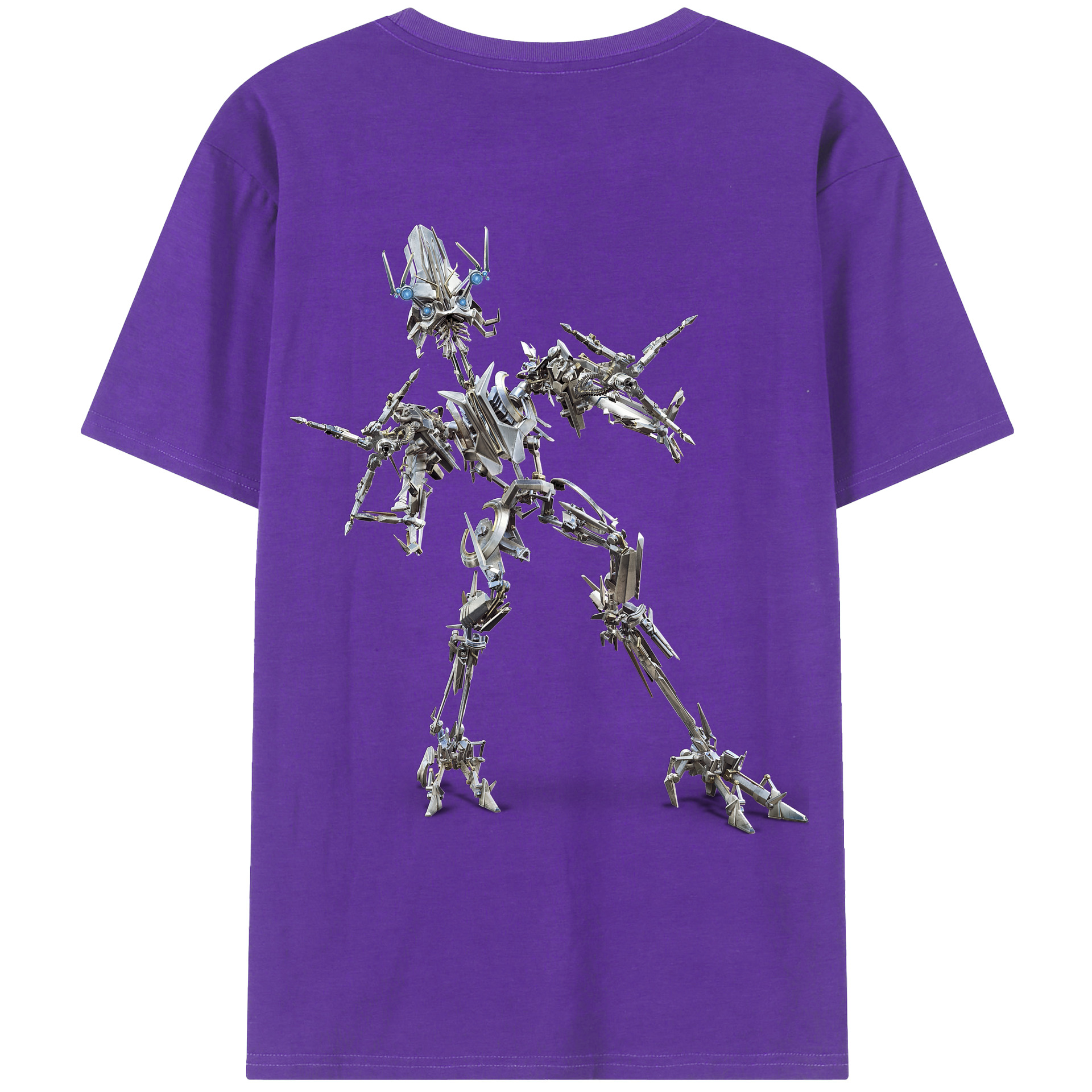 （画像用）  綿100％ メンズ半袖Tシャツ（バックプリント） 通気性