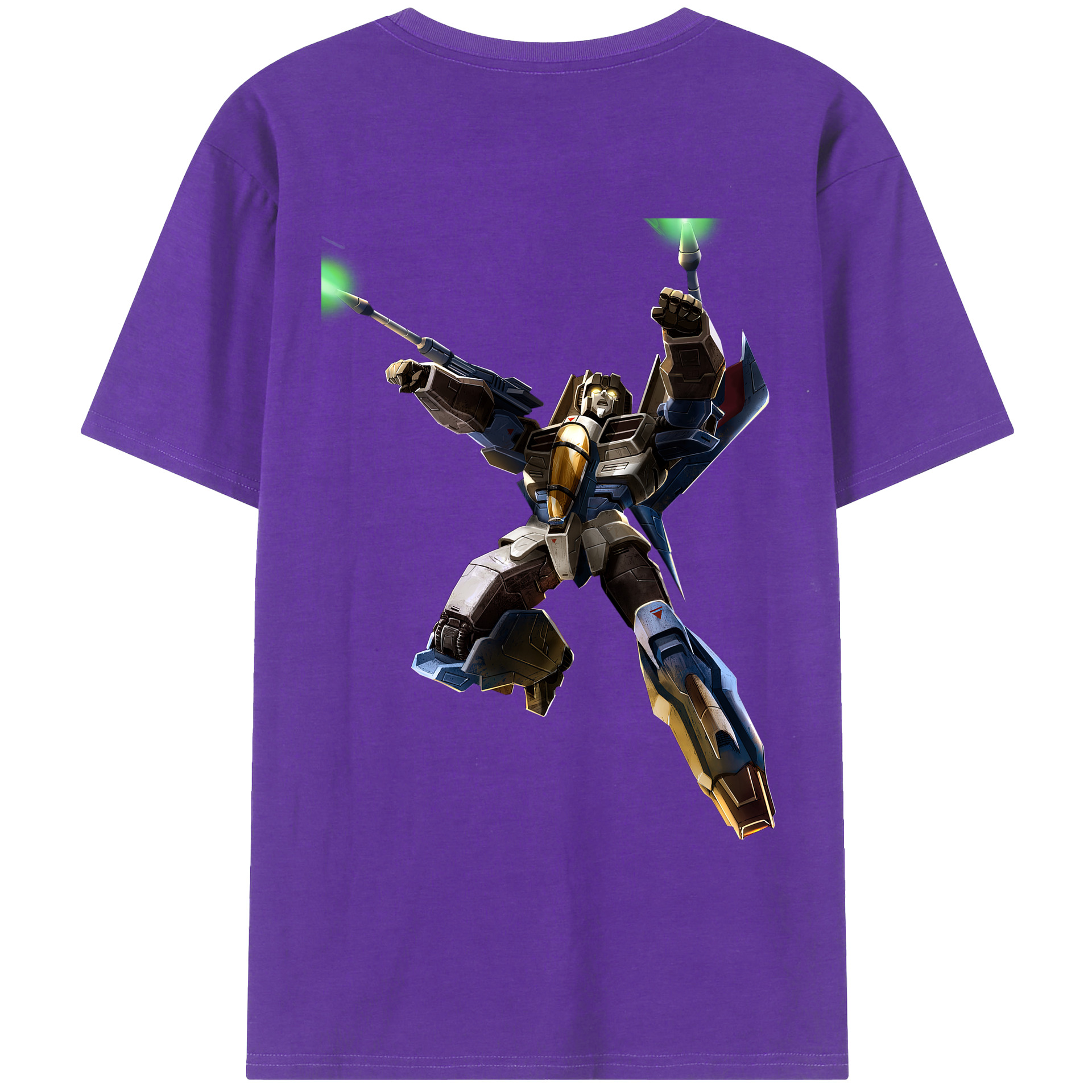 （画像用）  綿100％ メンズ半袖Tシャツ（バックプリント） 通気性