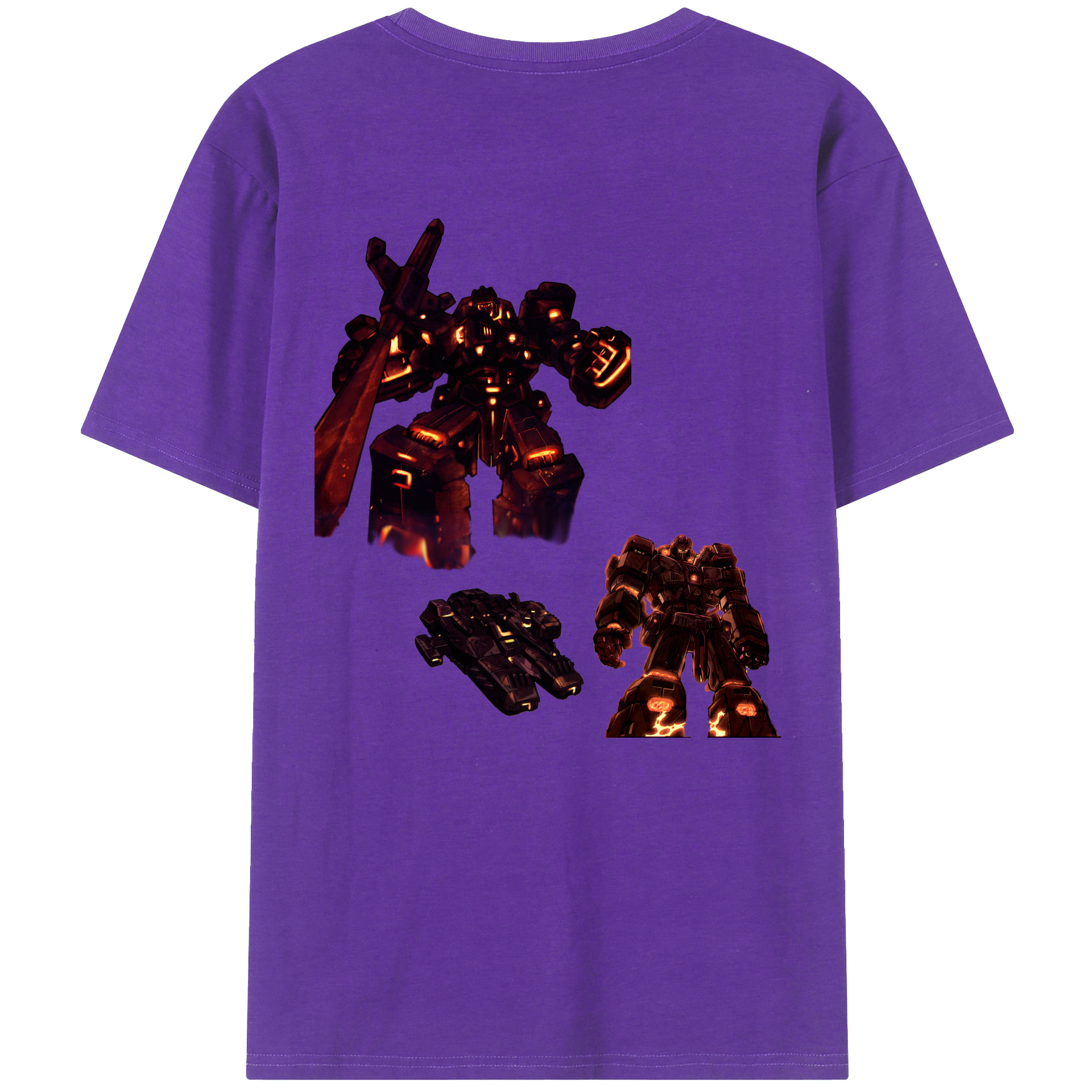 （画像用）  綿100％ メンズ半袖Tシャツ（バックプリント） 通気性