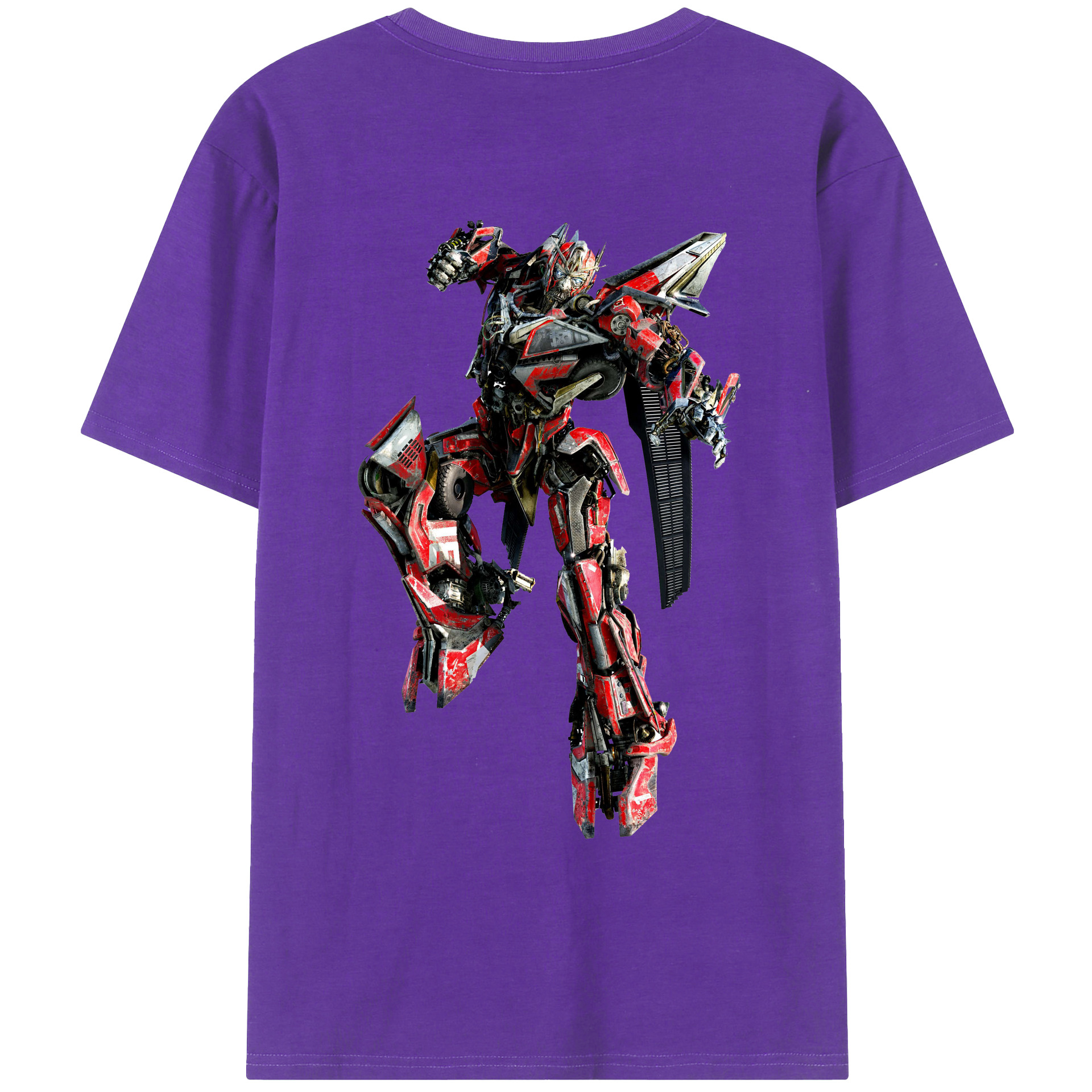 （画像用）  綿100％ メンズ半袖Tシャツ（バックプリント） 通気性