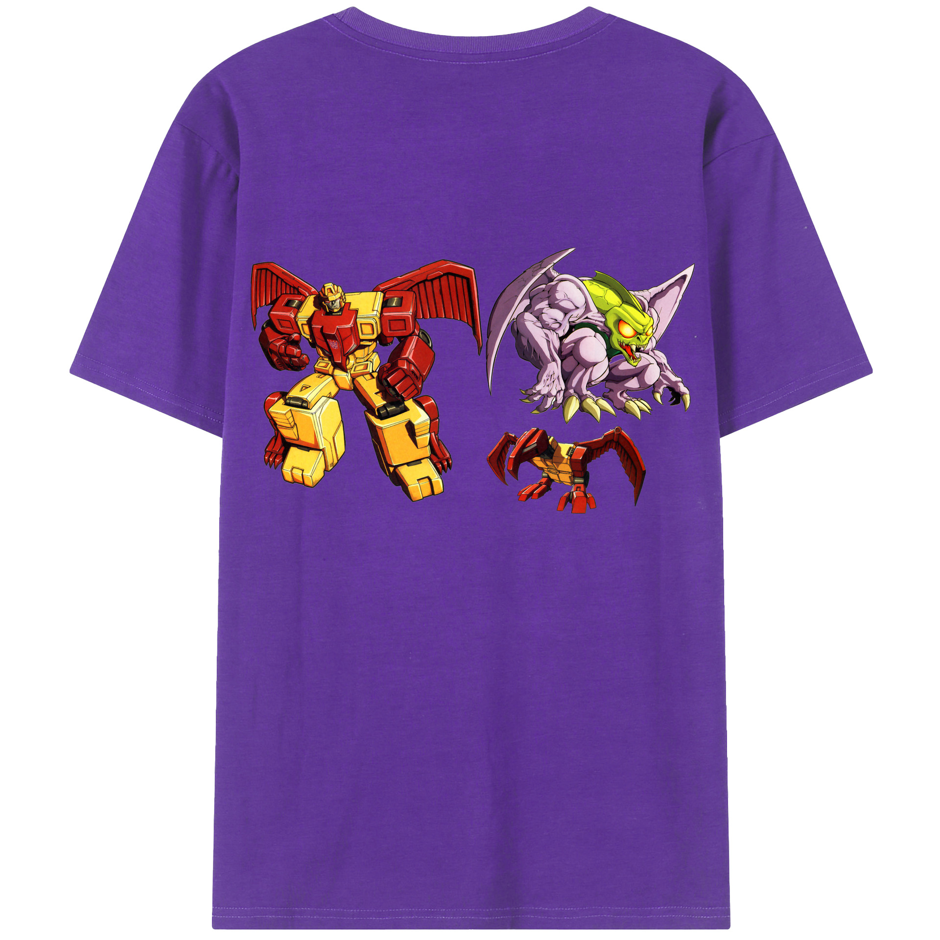 （画像用）  綿100％ メンズ半袖Tシャツ（バックプリント） 通気性