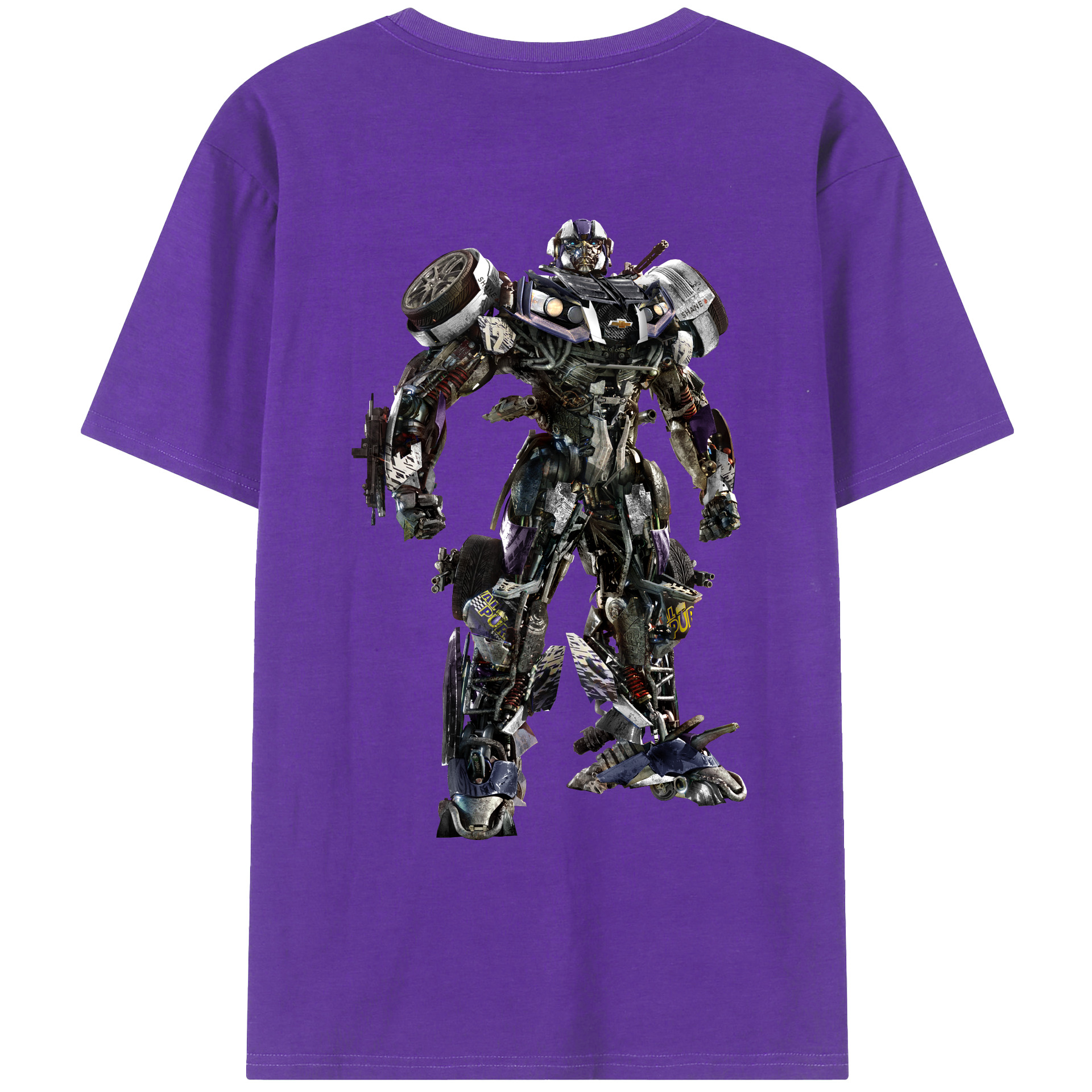 （画像用）  綿100％ メンズ半袖Tシャツ（バックプリント） 通気性
