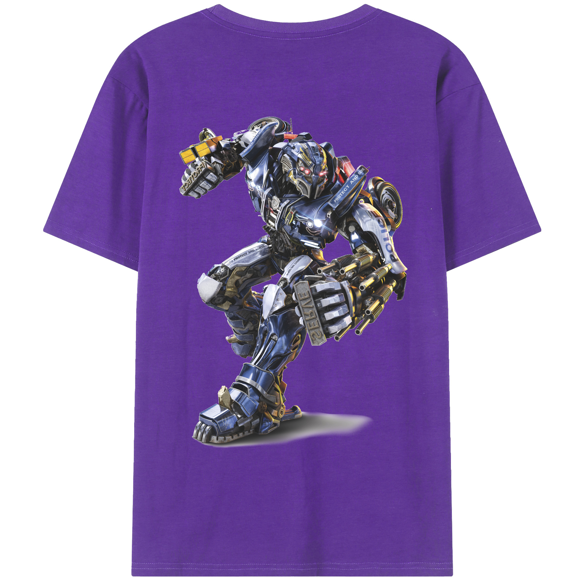 （画像用）  綿100％ メンズ半袖Tシャツ（バックプリント） 通気性