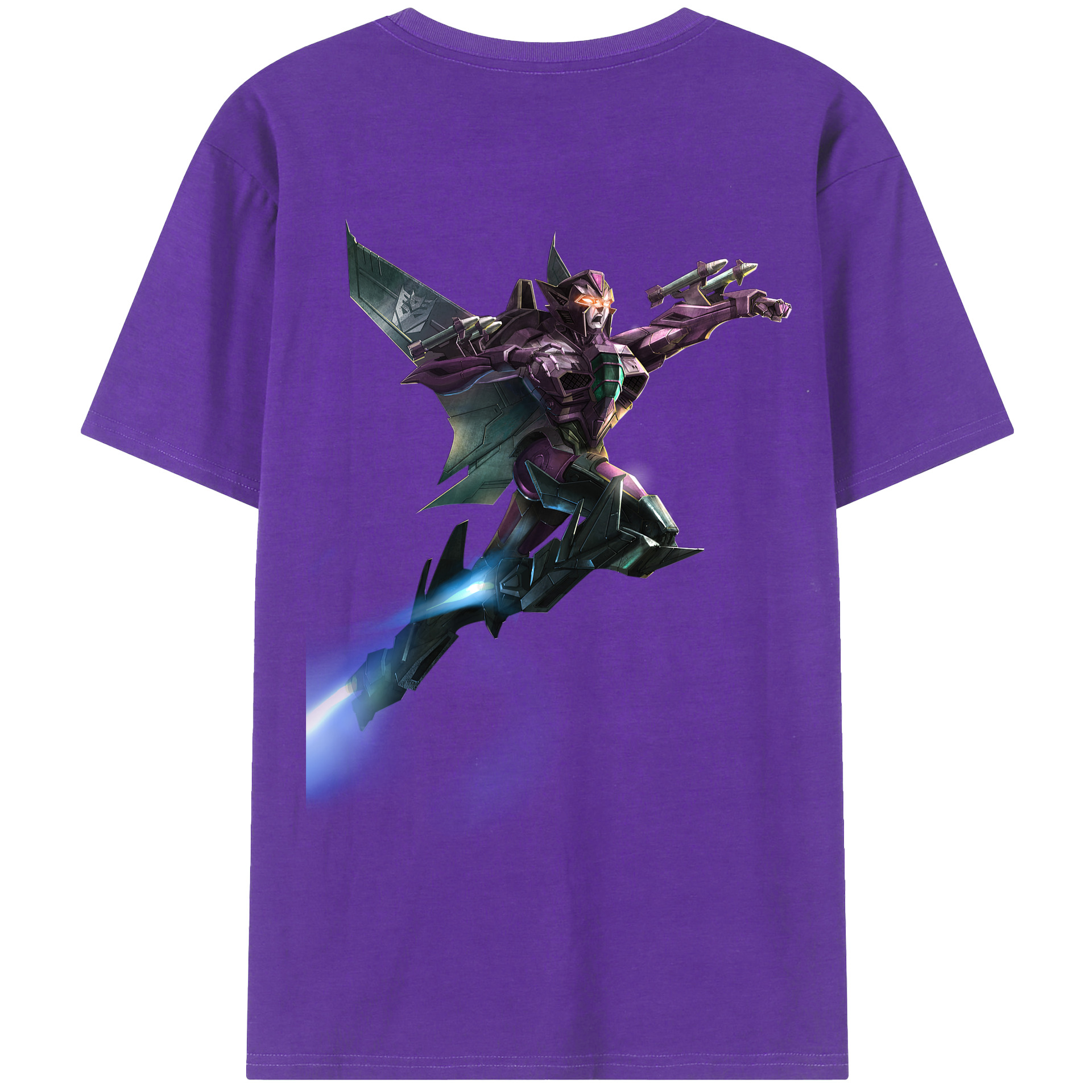 （画像用）  綿100％ メンズ半袖Tシャツ（バックプリント） 通気性