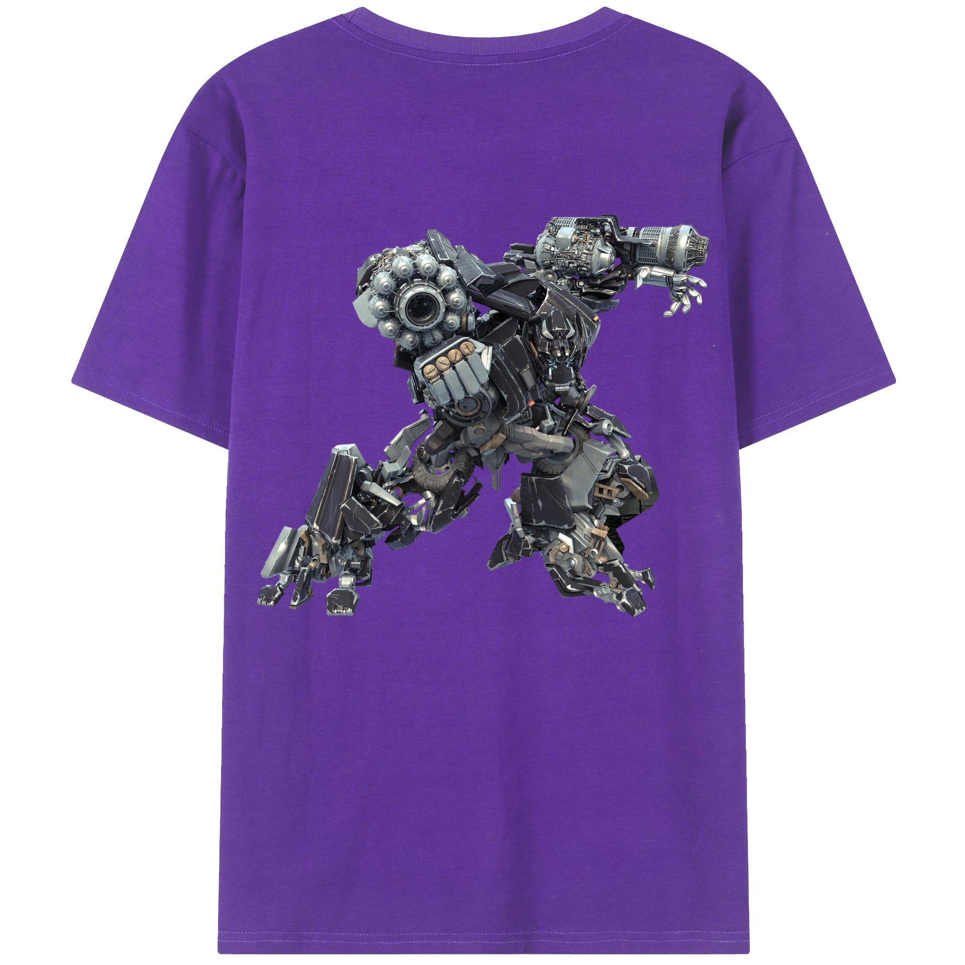 （画像用）  綿100％ メンズ半袖Tシャツ（バックプリント） 通気性
