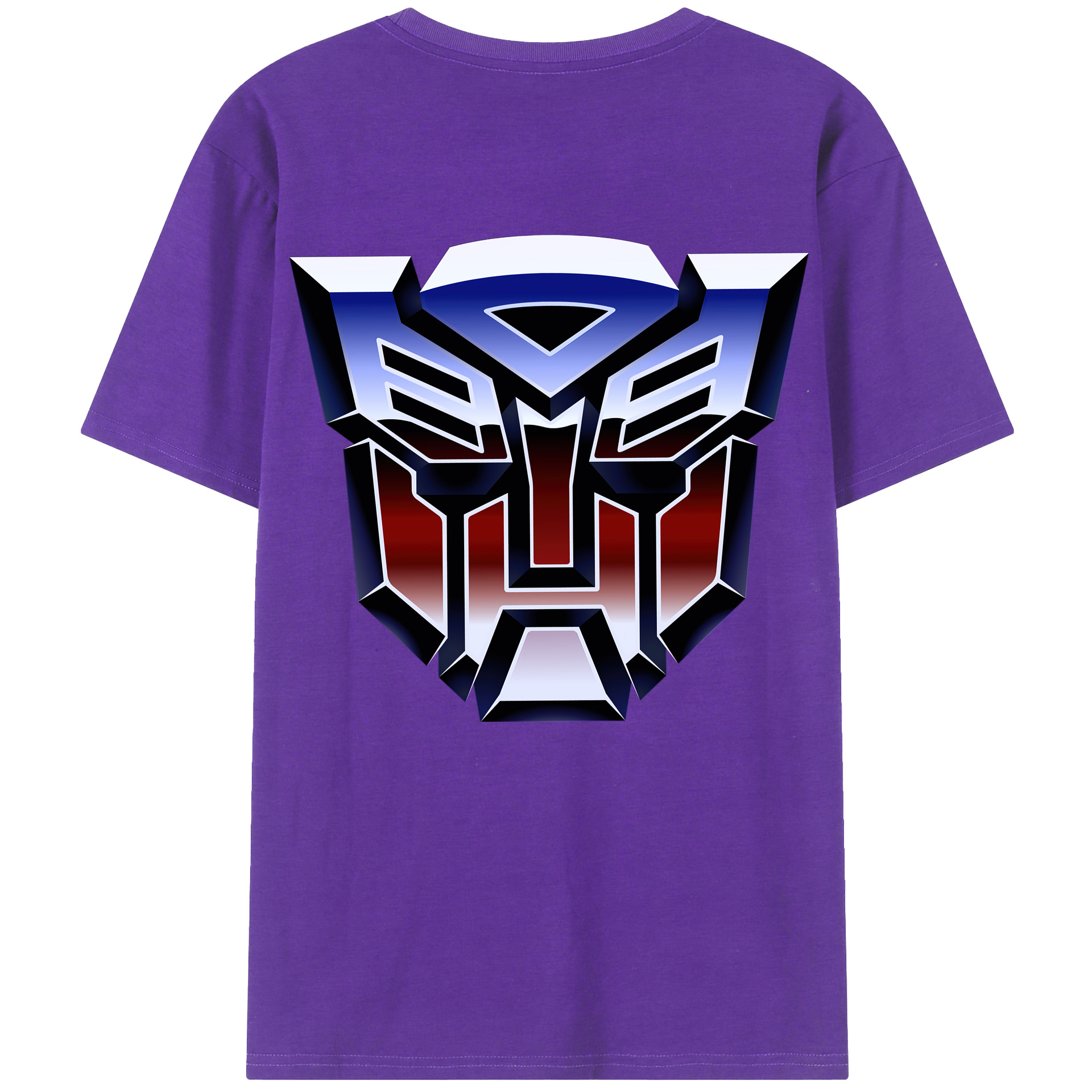 （画像用）  綿100％ メンズ半袖Tシャツ（バックプリント） 通気性