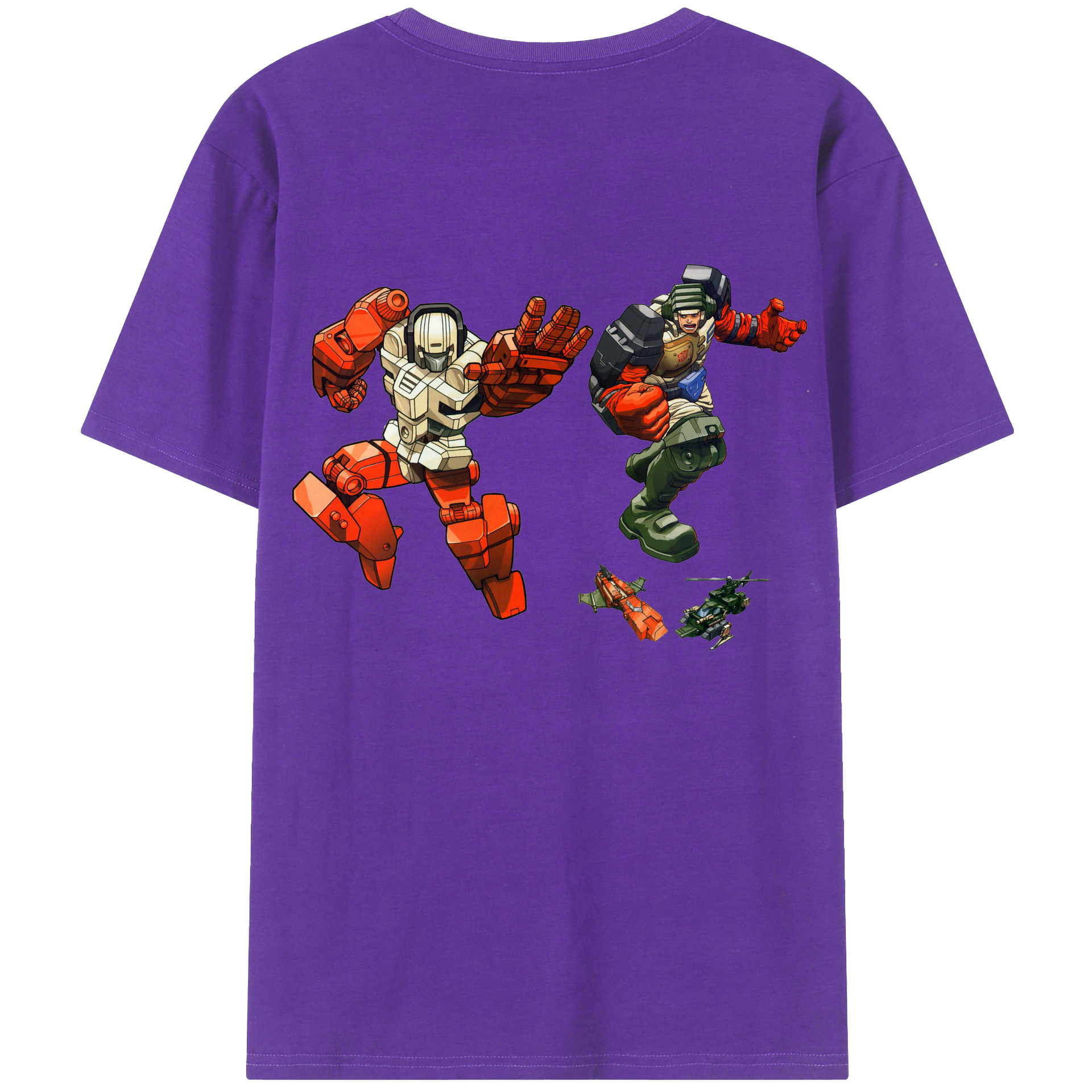 （画像用）  綿100％ メンズ半袖Tシャツ（バックプリント） 通気性