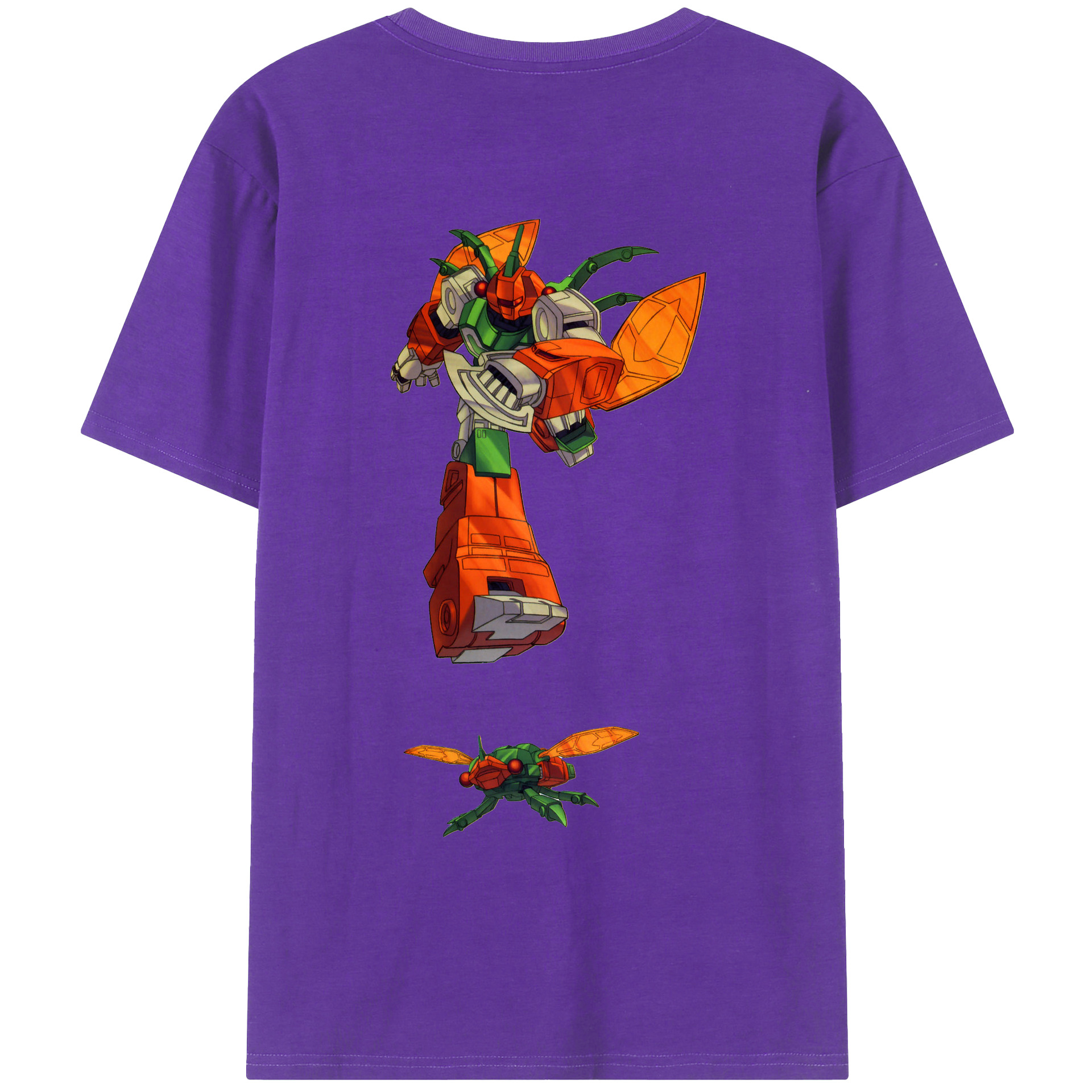 （画像用）  綿100％ メンズ半袖Tシャツ（バックプリント） 通気性
